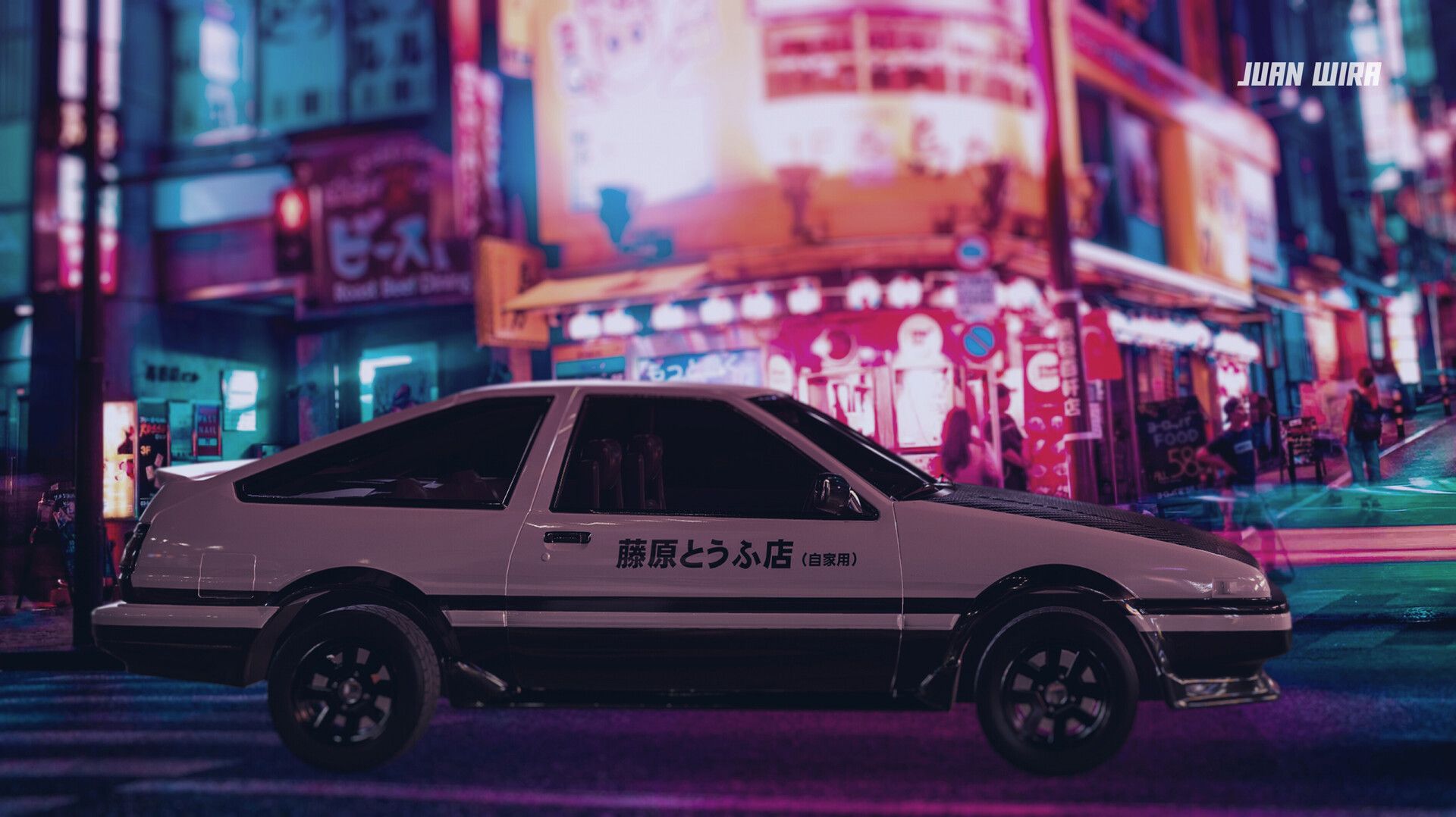 1920x1078 TOYOTA AE86 Initial D