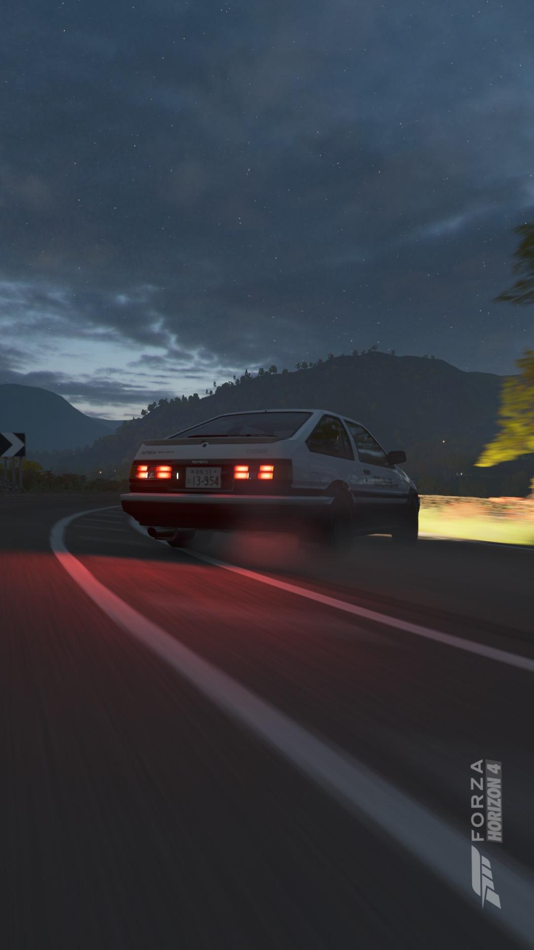 1054x1874 Here's a phone wallpaper I made in Forza Horizon 4 for those that want one :-)