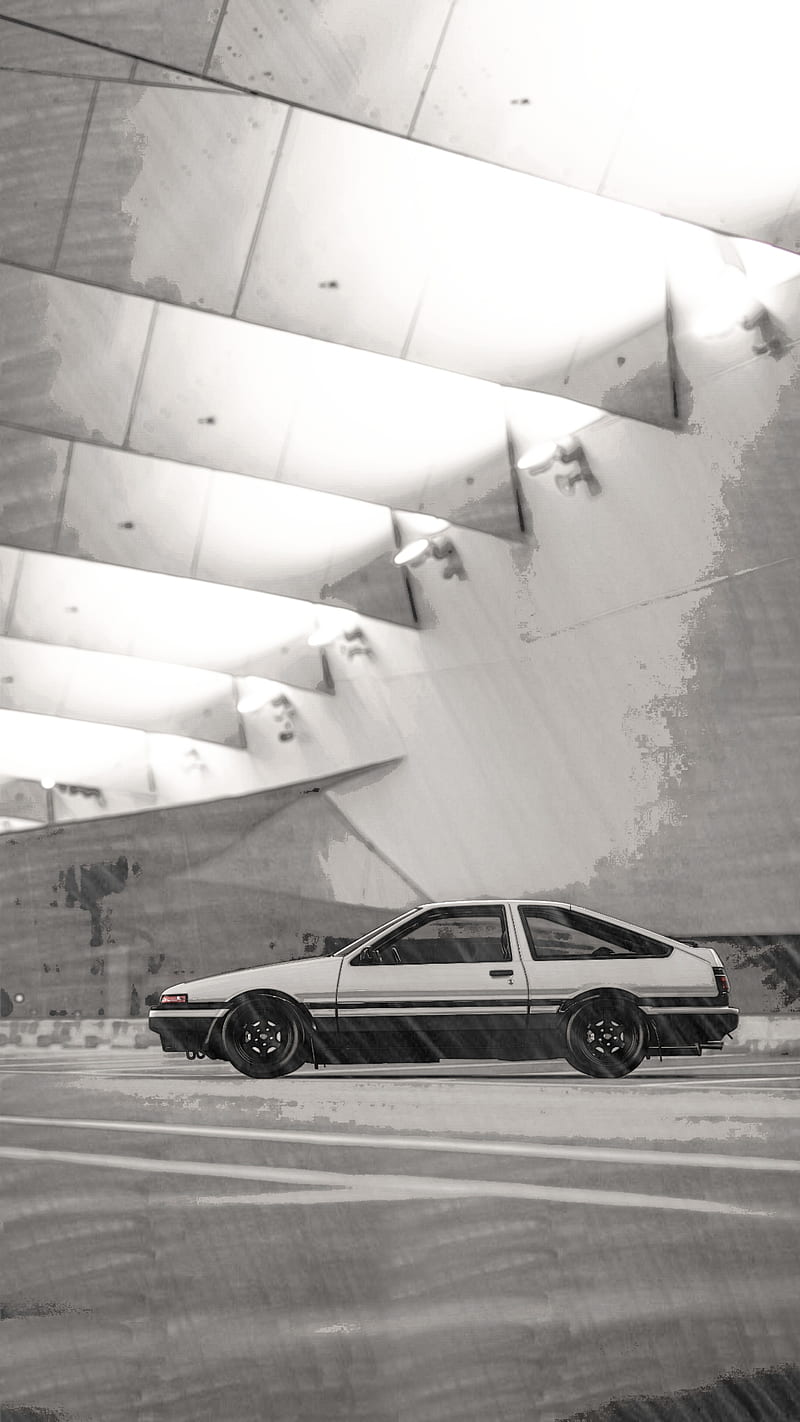 800x1422 HD Fujiwara Takumi Initial D Wallpaper