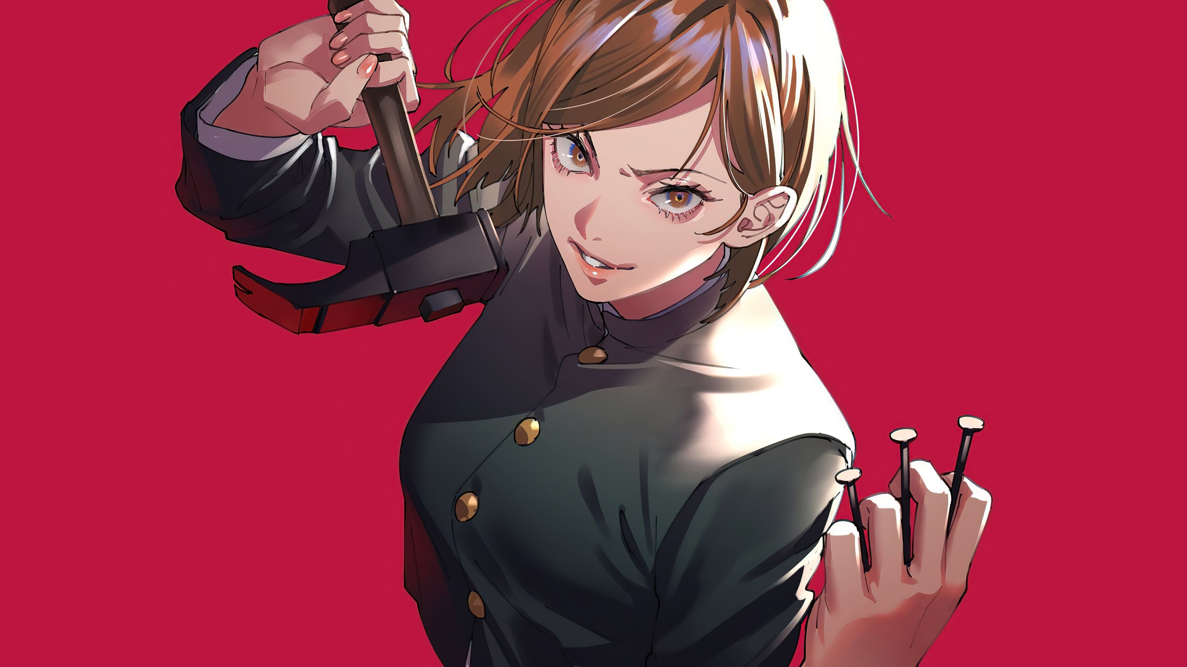 3840x2160 Nobara Kugisaki from Jujutsu Kaisen Anime Wallpaper 4k for Desktop