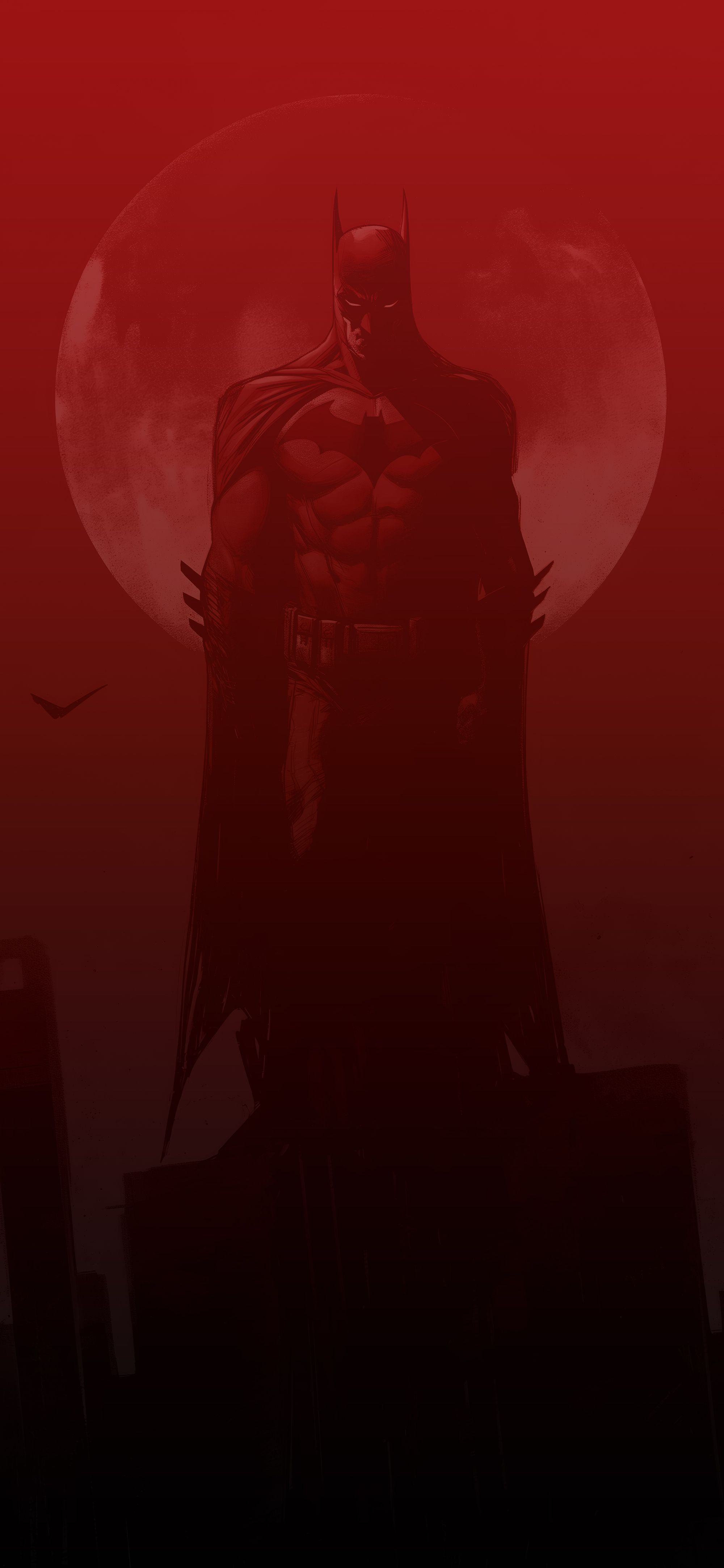 2000x4329 Batman Dark Knight Red Wallpaper DC Wallpaper iPhone
