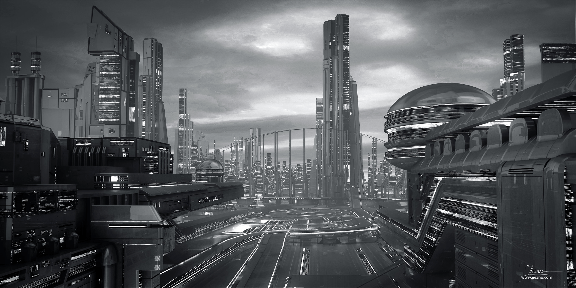 1920x960 Futuristic Metropolis