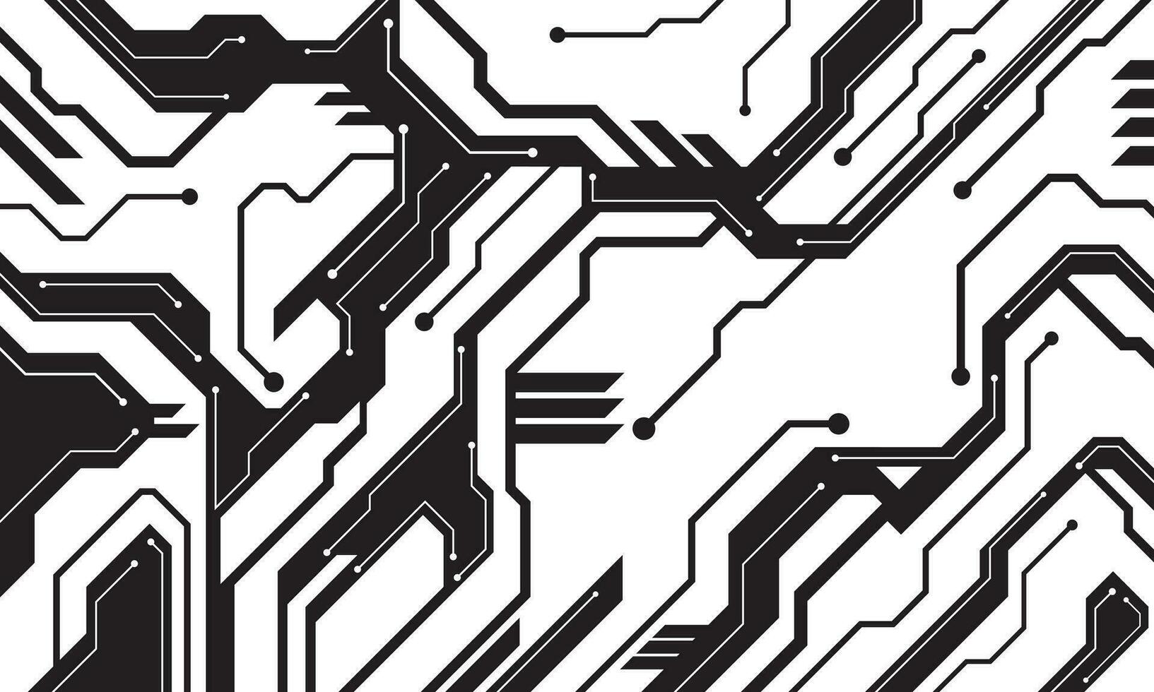 1633x980 Cyberpunk style monochrome abstract background. Futuristic technology abstract wallpaper