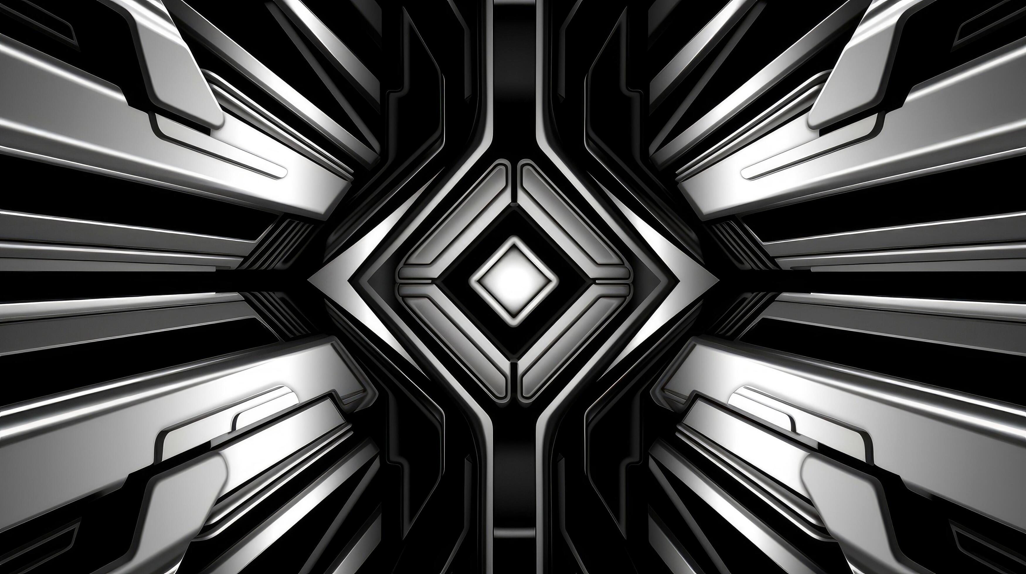 3500x1960 Modern futuristic white black background. Abstract futuristic background with modern shape. Techology futuristic background, illustration