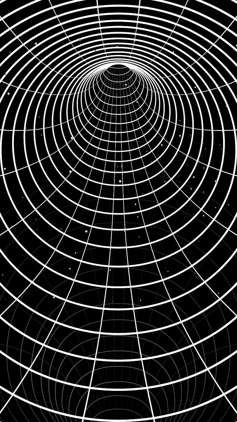 800x1422 Black White Wormhole, Black Hole, Black White, Divin, Einstein, Mathematics, HD Phone Wallpaper