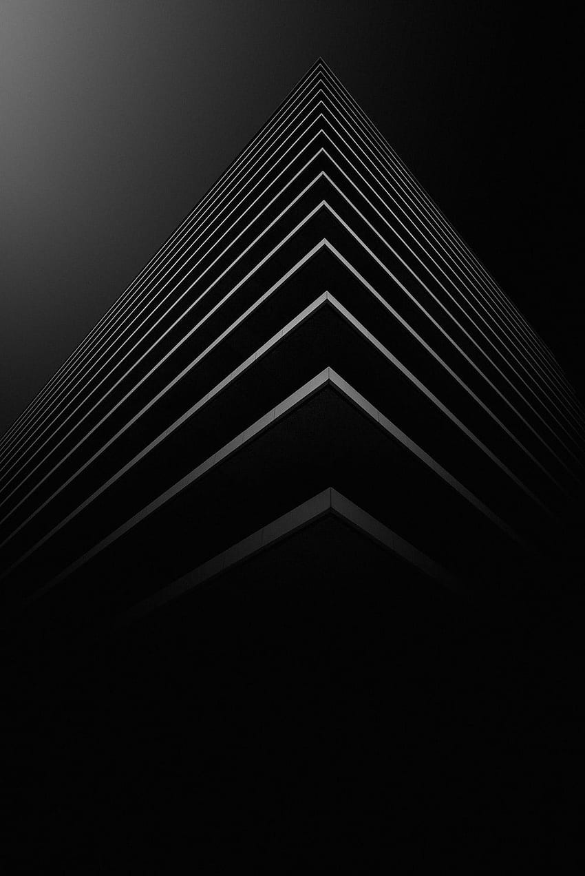 850x1272 Black And White Abstract, Minimal Black Futuristic HD phone wallpaper