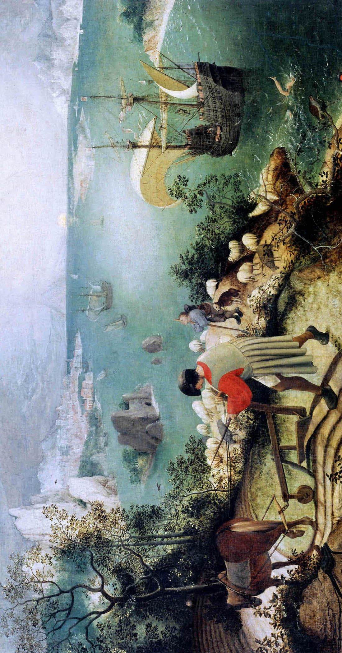 1100x2100 The Fall of Icarus by Pieter Bruegel the Elder