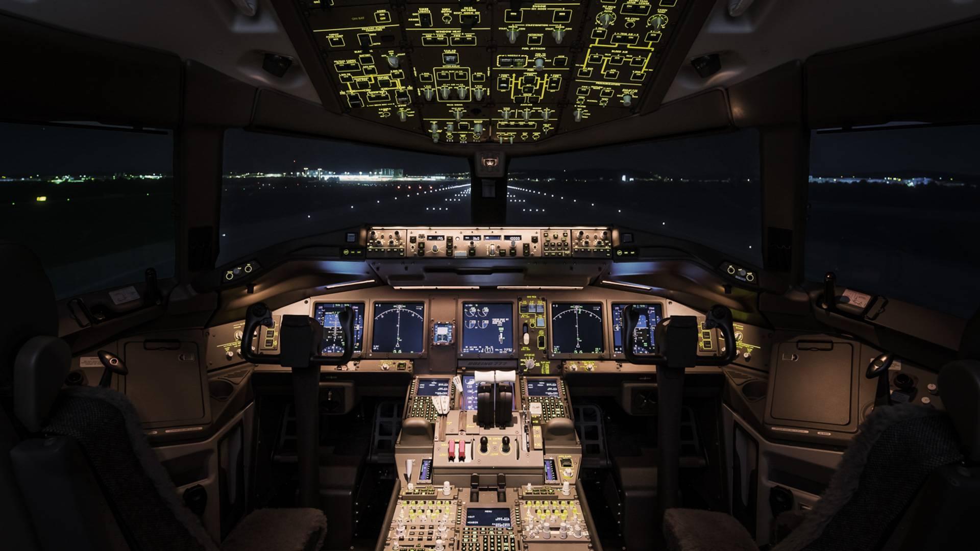 1920x1080 Boeing 777 Cockpit Wallpaper