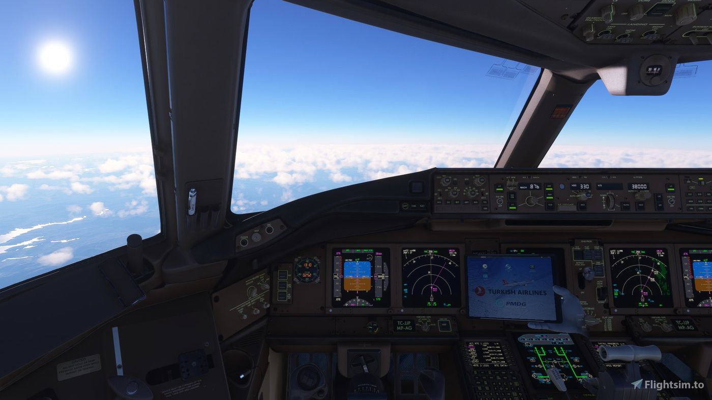 1400x787 BOEING 777 300ER. Turkish Airlines EFB Custom Wallpaper Pour Microsoft Flight Simulator