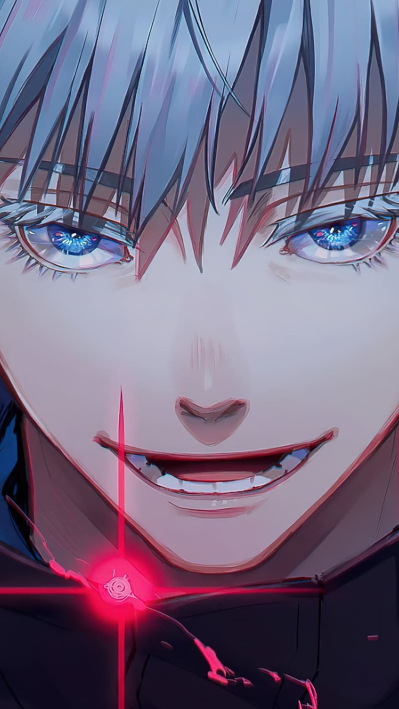 800x1422 Cool Anime Boy, Face Closeup, animation, HD phone wallpaper