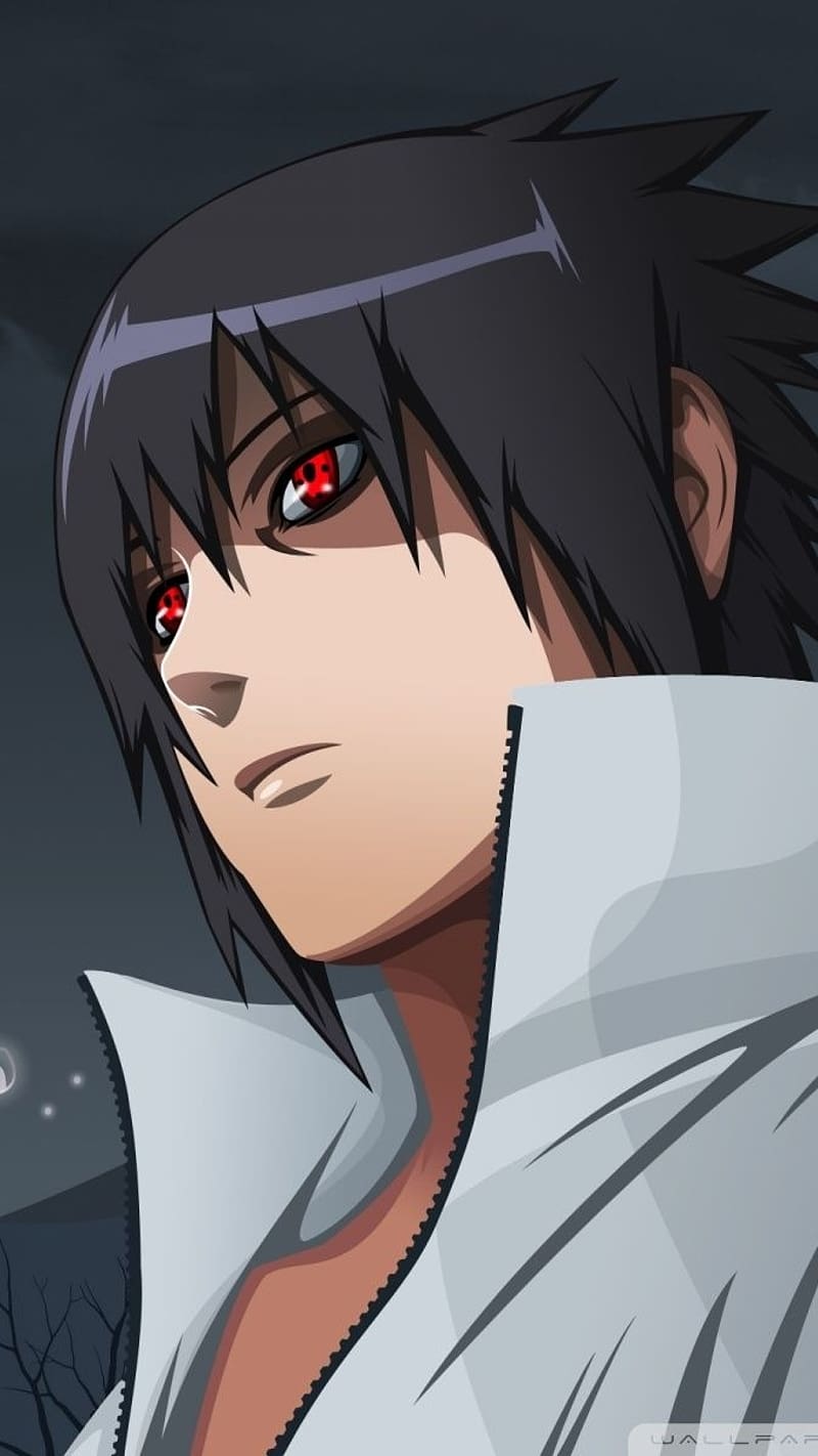 800x1422 Anime Boy With Dark Background, anime boy, dark background, red eyes, animation, HD phone wallpaper