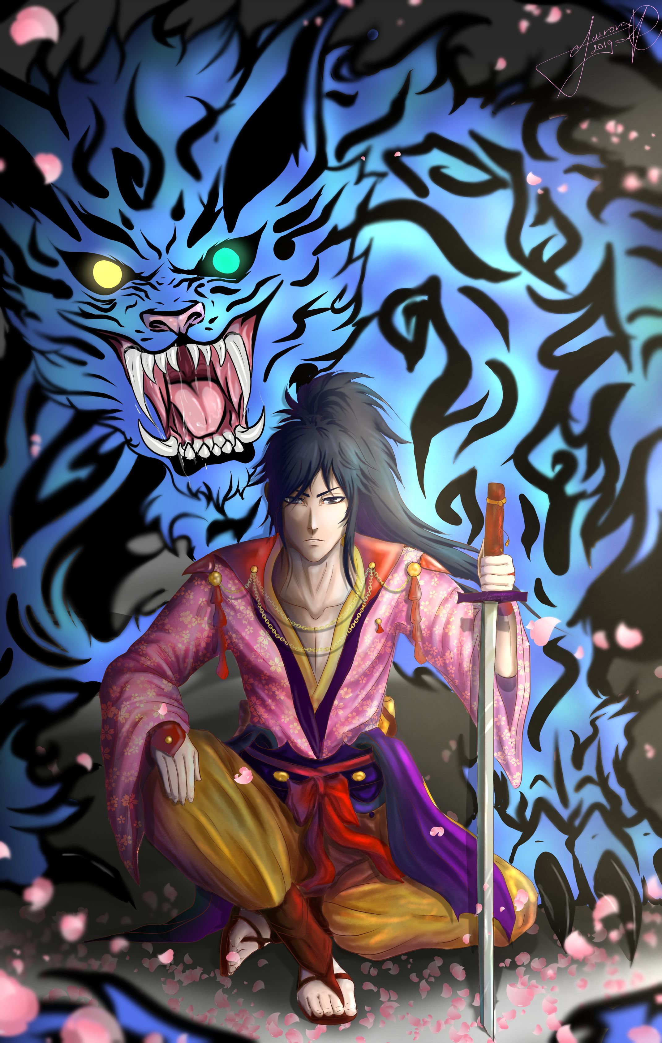 2140x3372 Tailed Beasts (Naruto) Wallpaper