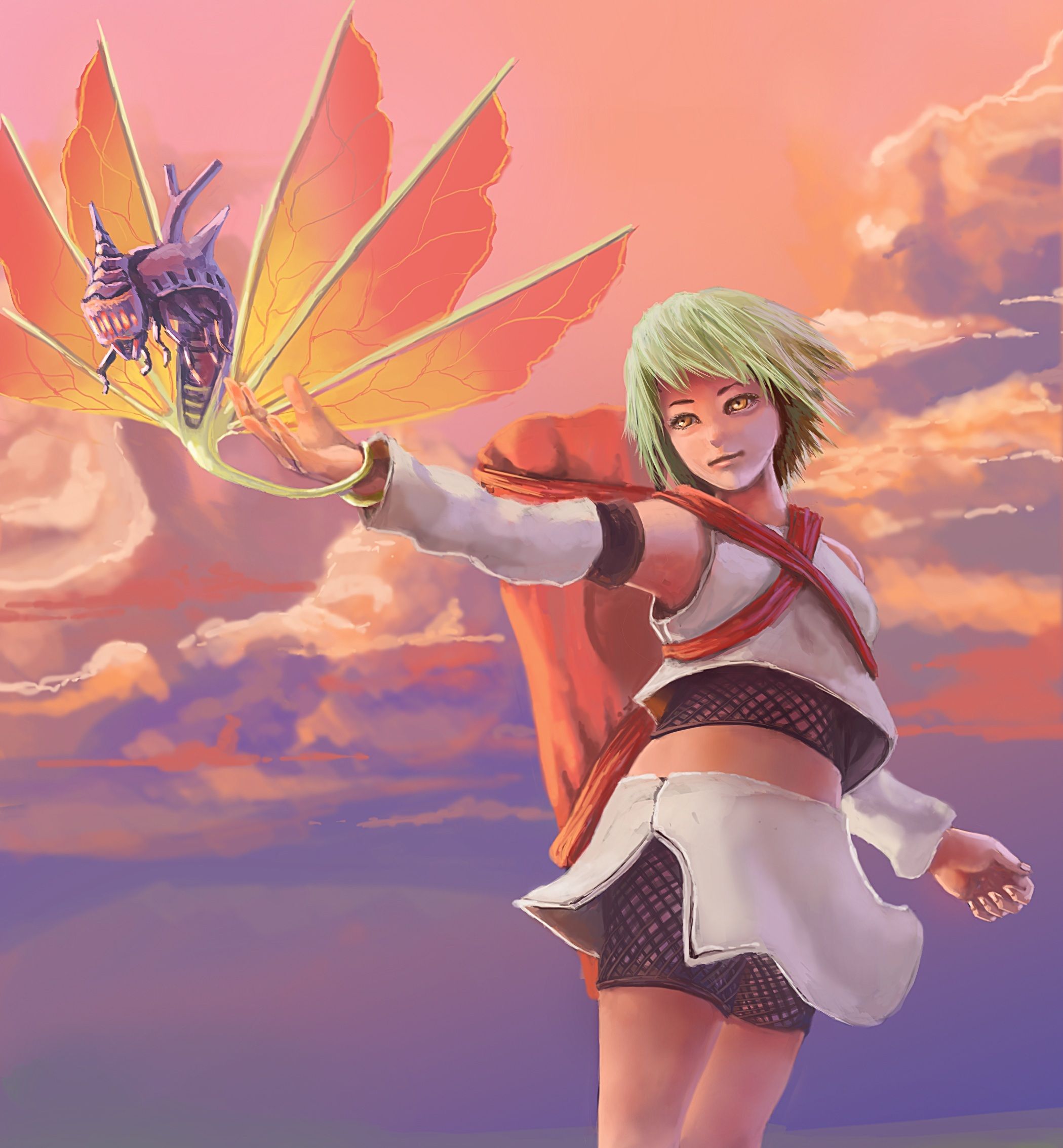 2099x2267 Wallpaper Naruto, anime, art, fuu, jinchuuriki for mobile and desktop, section прочее, resolution 2099x2267