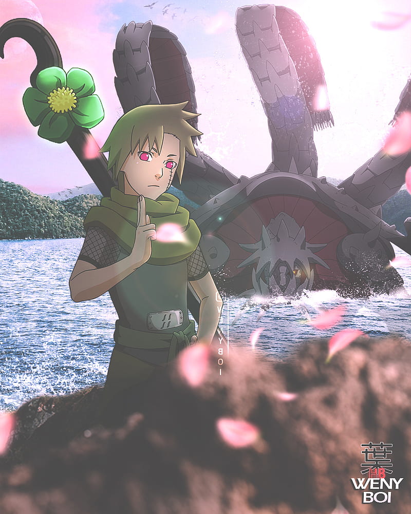 800x1000 Yagura, akatsuki, anime, boruto, cool, flower, jinchuriki, naruto, natural, sea, HD phone wallpaper
