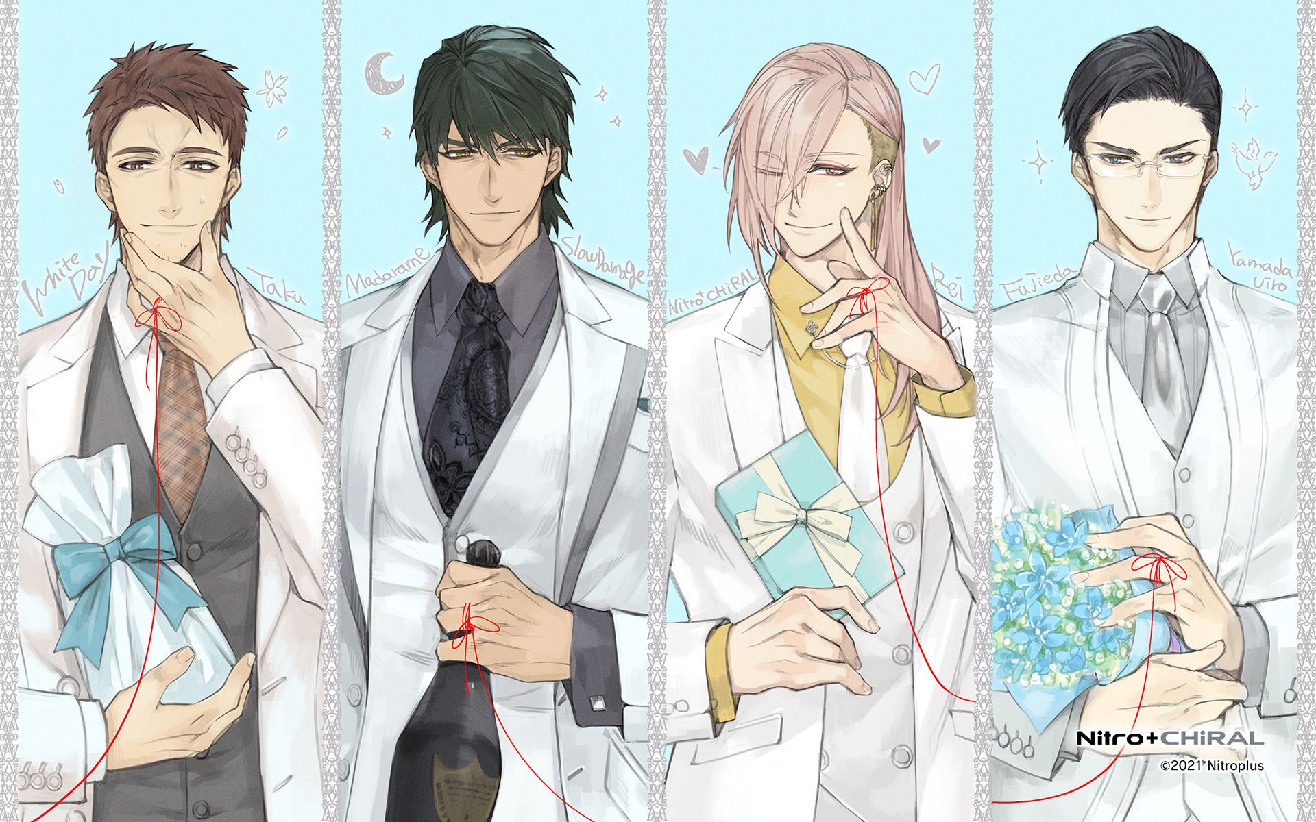 1920x1200 Nitro Plus Chiral Released A New Illustration Wallpaper For Slow Damage For White Day. The Illustration Is Drawn By Yamada Uiro