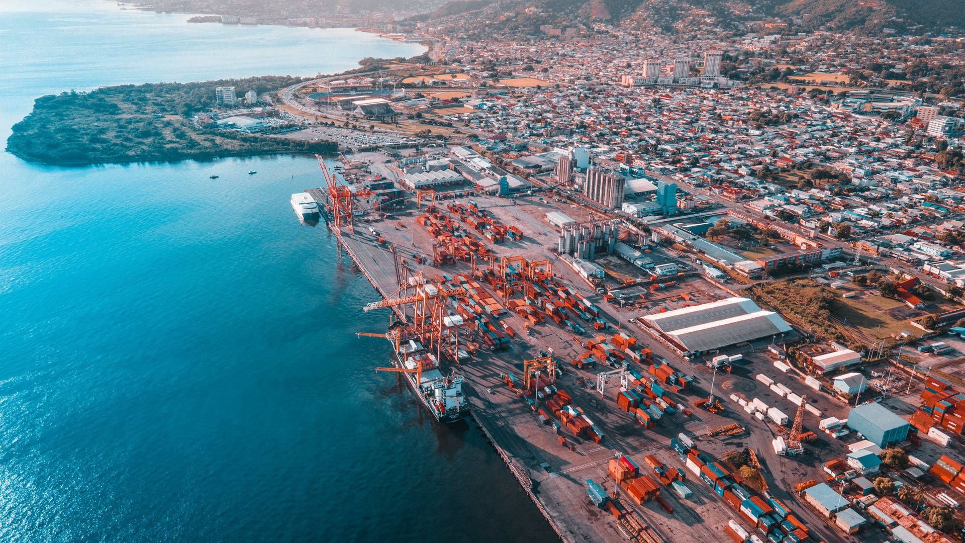 1920x1080 Download Trinidad And Tobago Port Of Spain Wallpaper