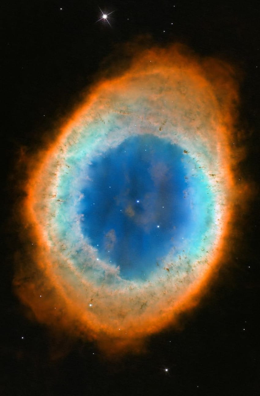 850x1296 New view of the Ring Nebula (also known as Messier 57 or NGC 6720) by the Hubble Space Telescope. Nebula, Nebula, Astronomy HD phone wallpaper