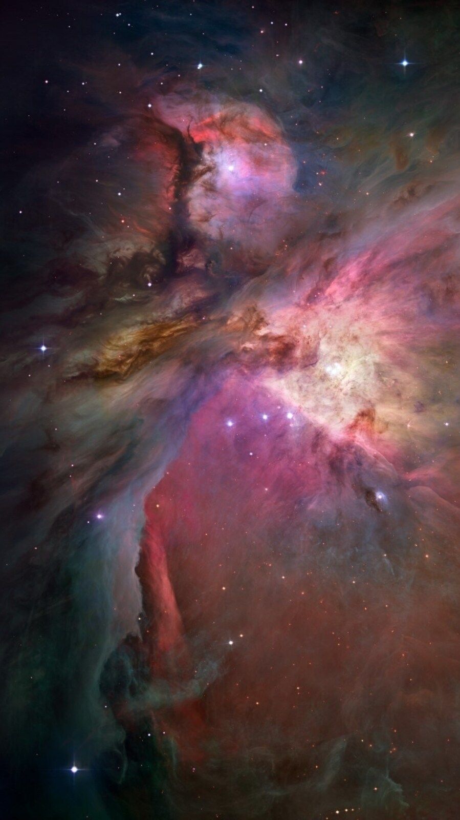 899x1600 breathtaking colourful image of nebulae captured