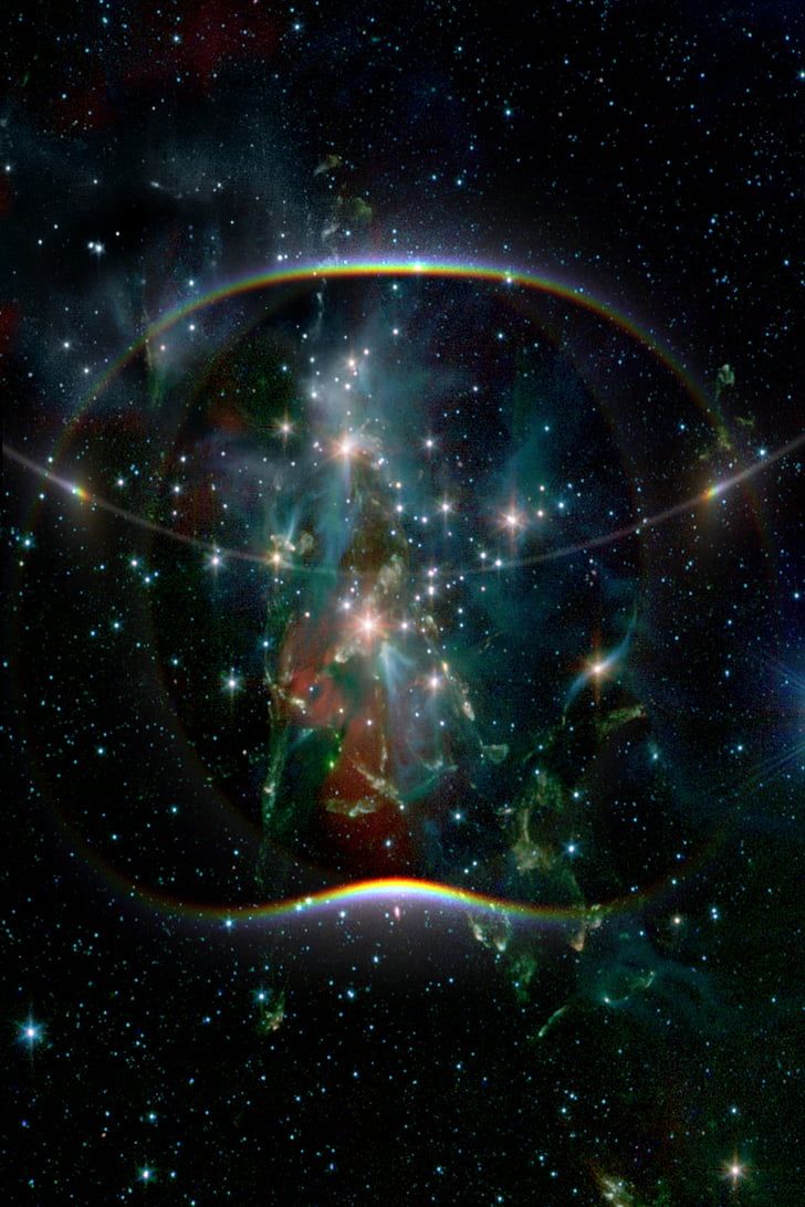 728x1092 Royalty Free Photo: Stars Digital Wallpaper