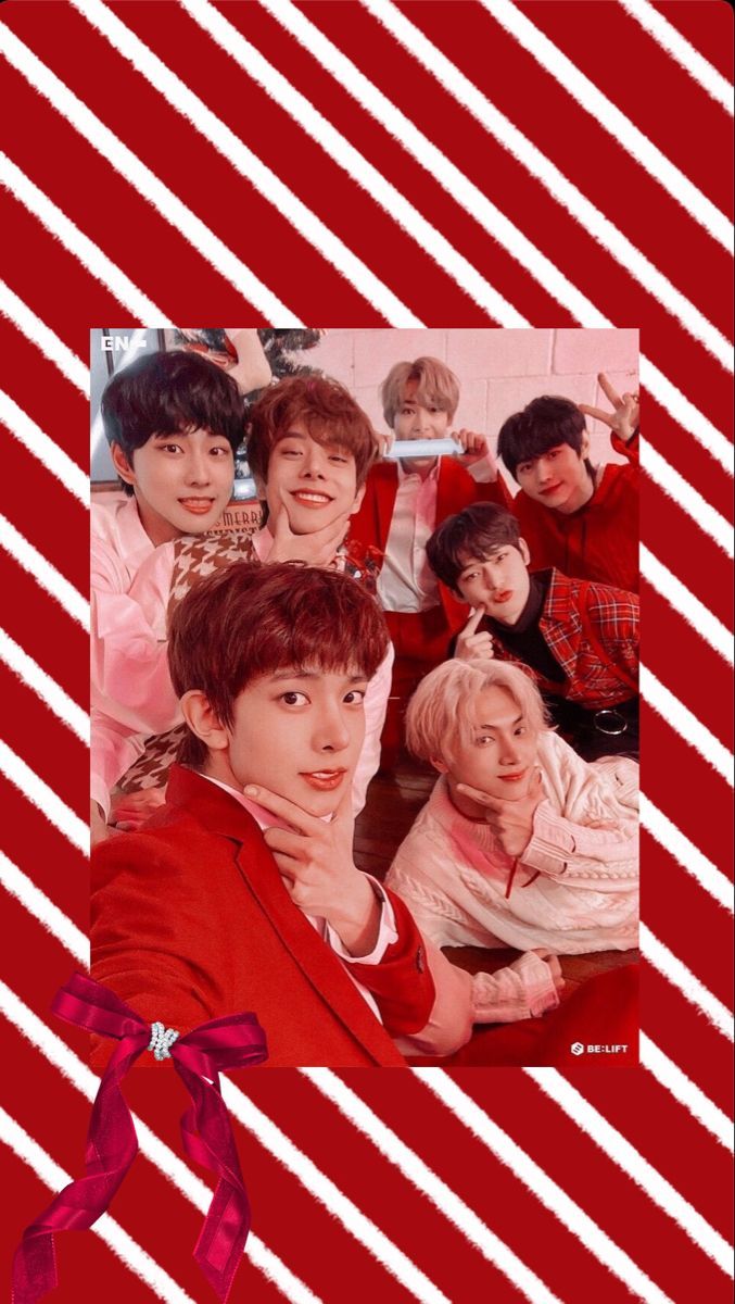 677x1200 Enhypen Christmas lockscreen