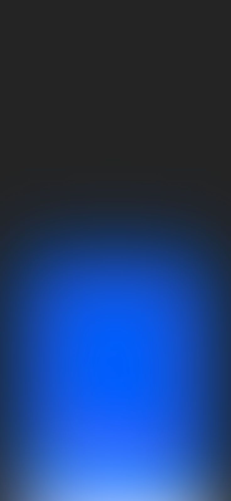 736x1595 IOS17 SImple Blue Gradient By Smart Wallpaper Art