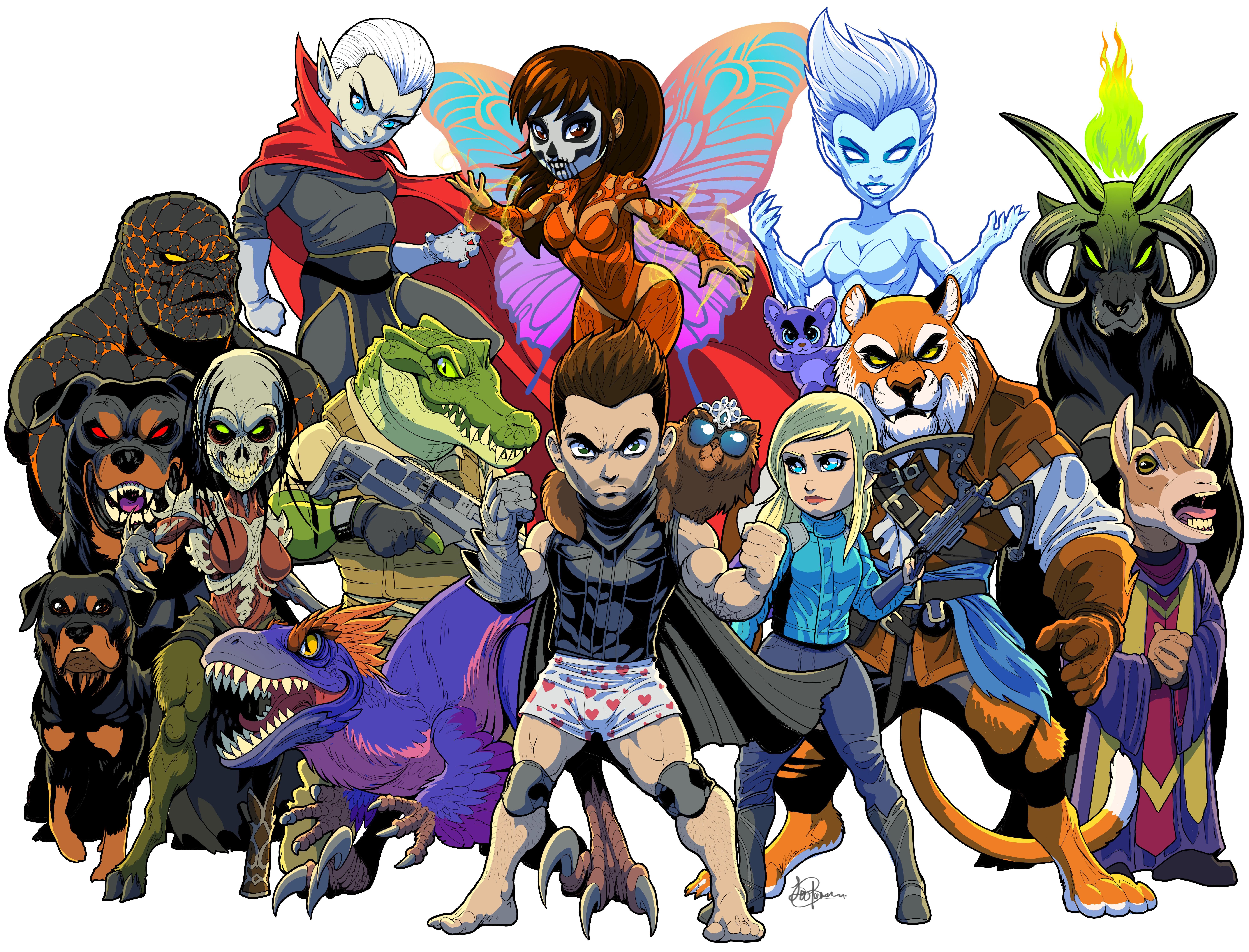 8034x6126 Dungeon Crawler Carl and Friends