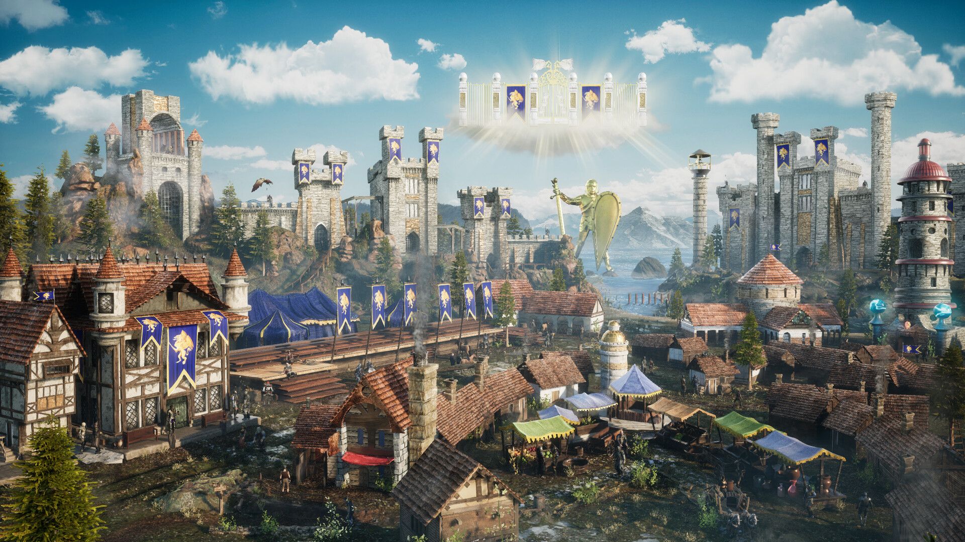 1920x1080 Heroes of Might and Magic III Town UE5
