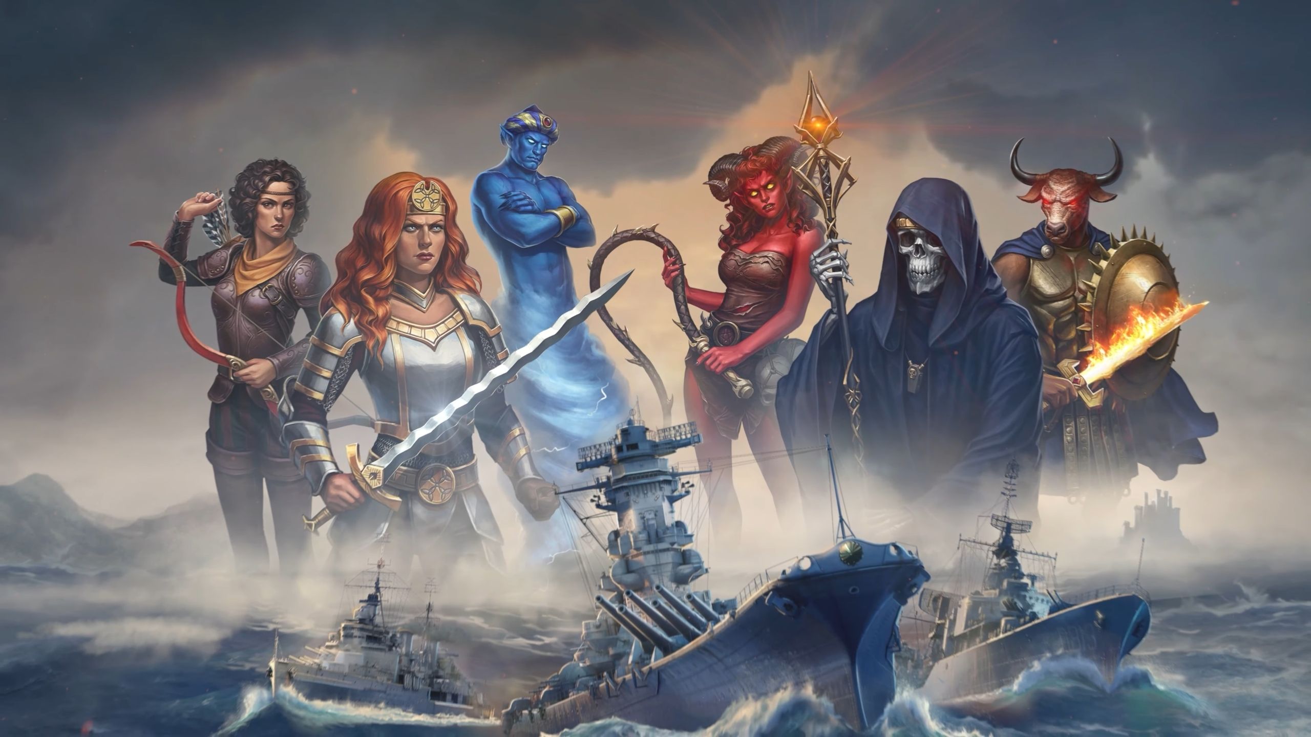 2560x1440 Heroes of Might and Magic 3 is having a crossover with World of Warships for some reason