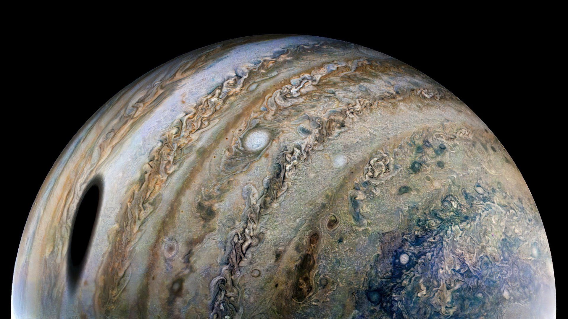 1920x1080 The 10 best image of Jupiter and its moons from NASA's Juno probe