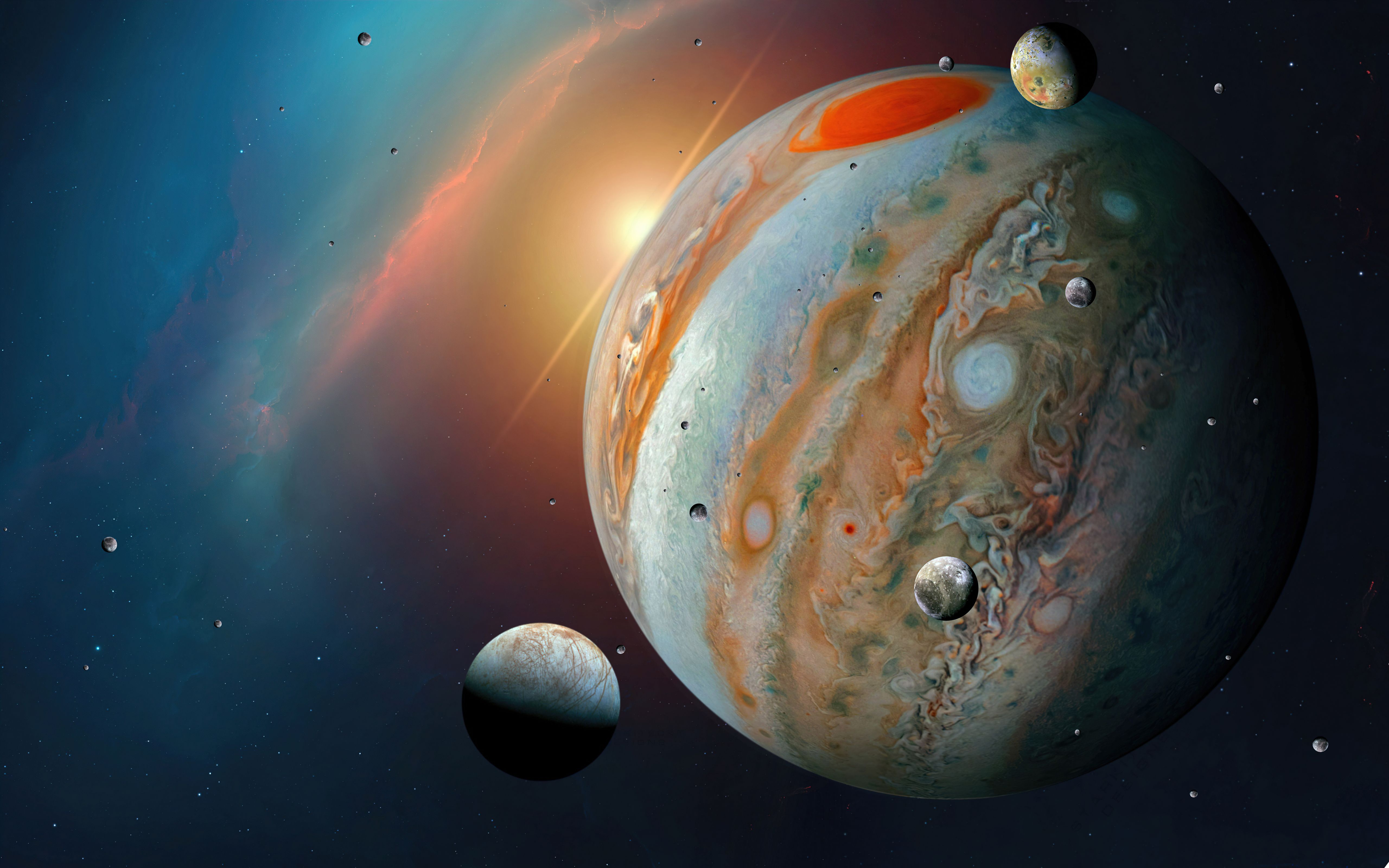 5120x3200 Jupiter Moons Space 5k Wallpaper, HD Digital Universe Wallpaper, 4k Wallpaper, Image, Background, Photos and Picture
