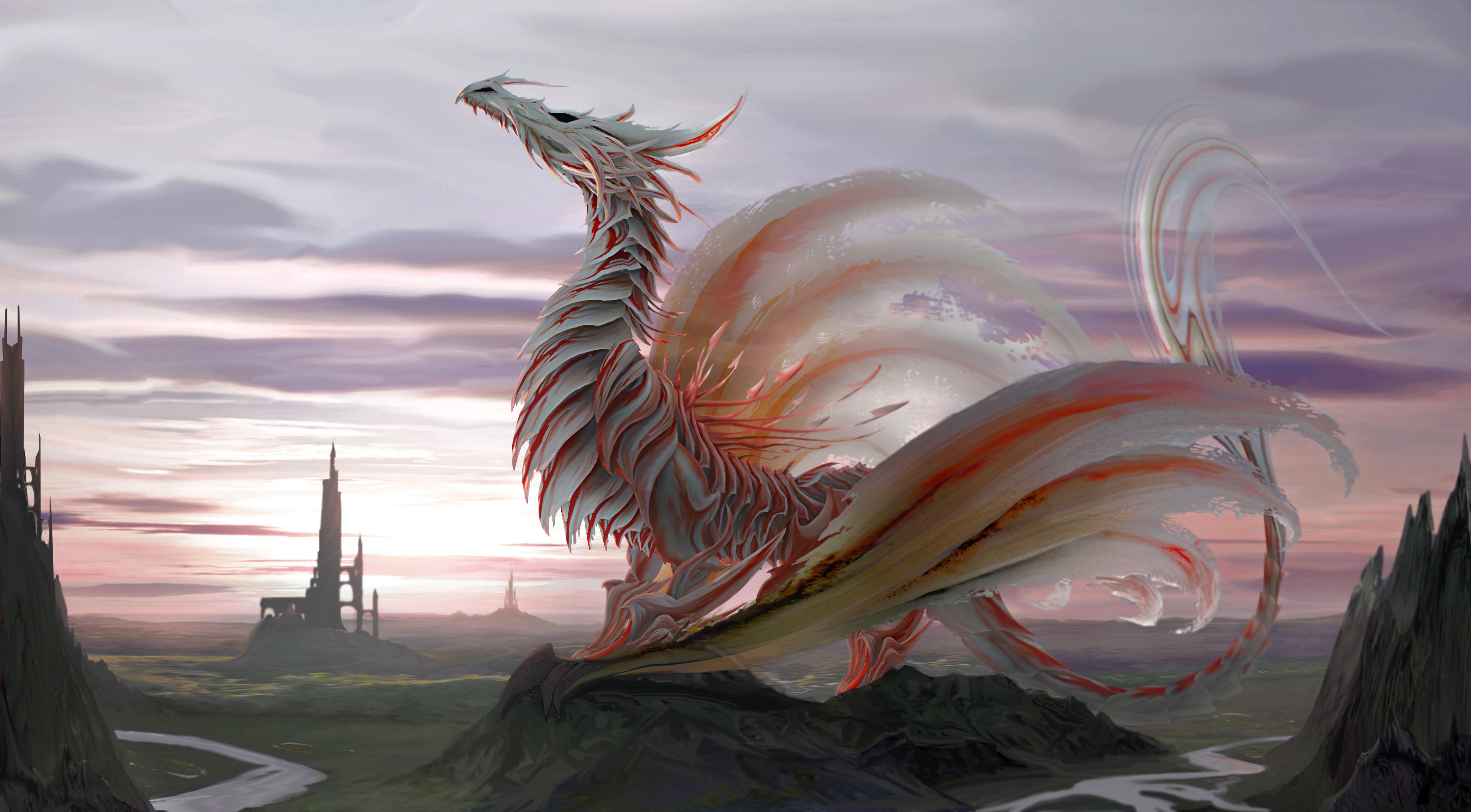 3622x2000 Dragon Fantasy 4k Wallpaper, HD Artist Wallpaper, 4k Wallpaper, Image, Background, Photos and Picture