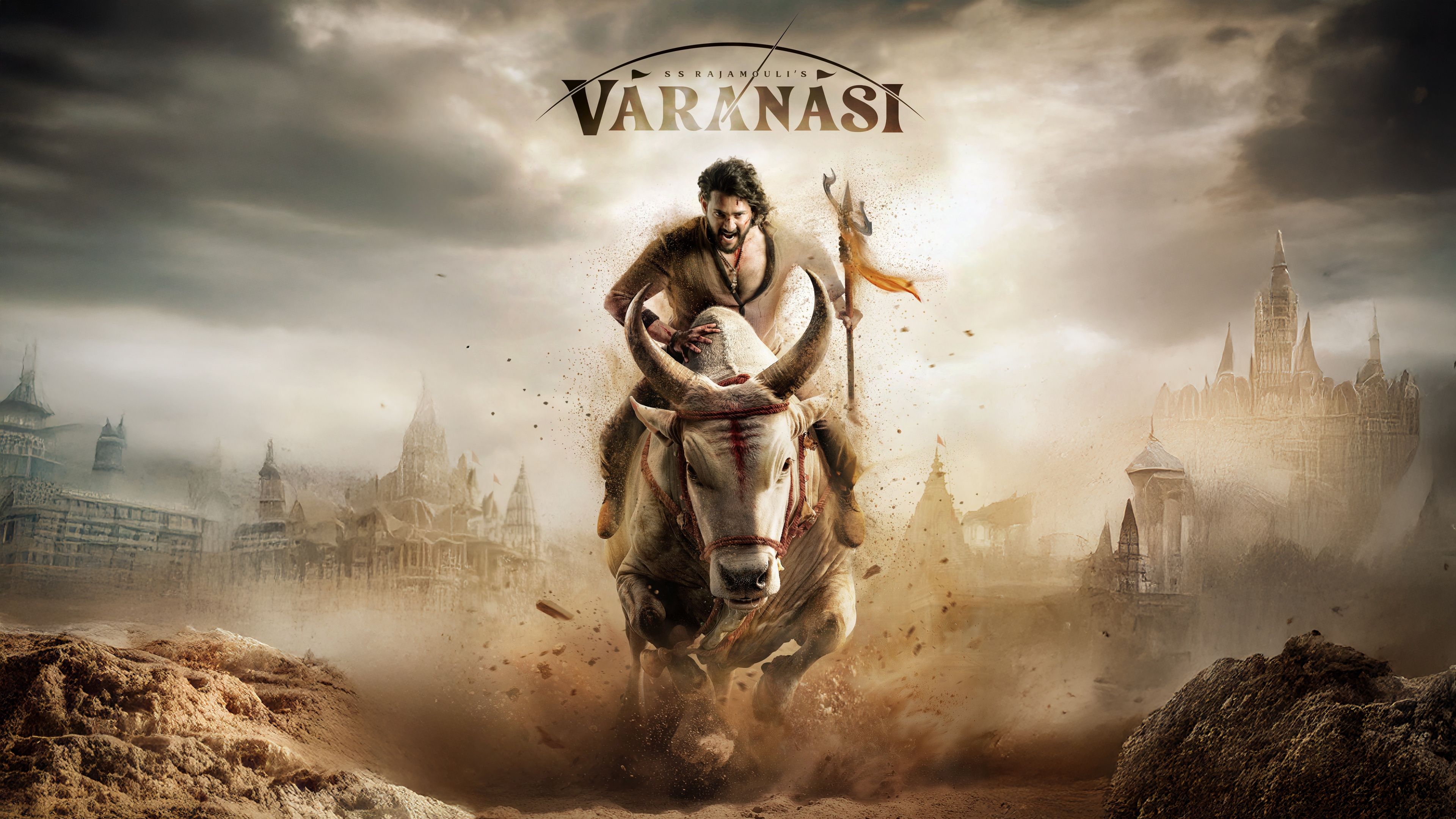 3840x2160 Varanasi (2027) Wallpaper 4K, Mahesh Babu, Indian movies