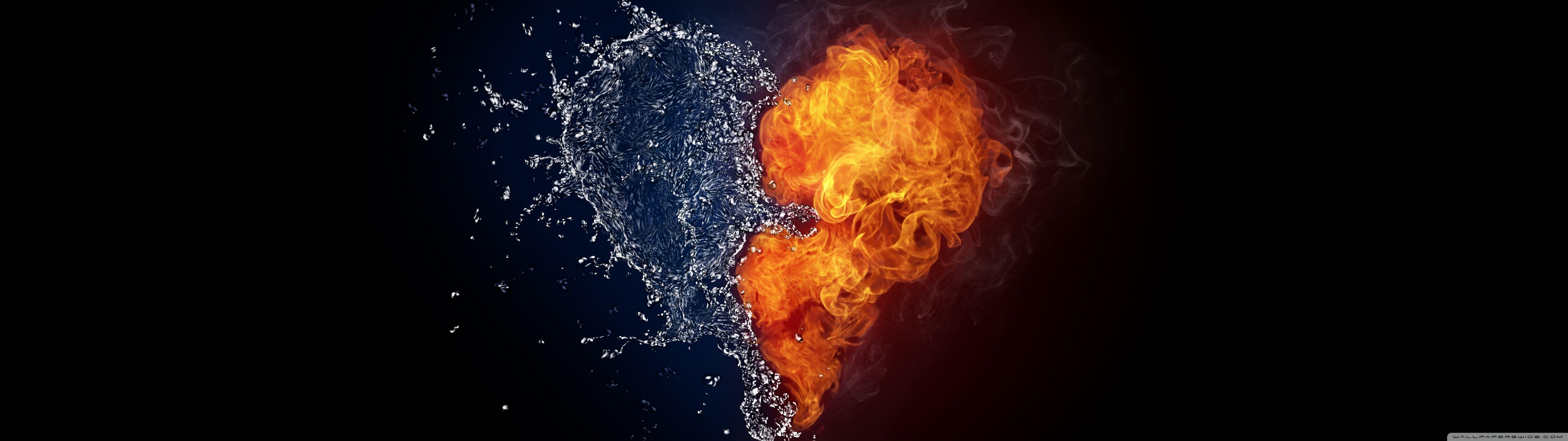 5120x1440 Free download Water And Flames Heart Wallpaper 51201440 166114 HD Wallpaper Res [5120x1440] for your Desktop, Mobile & Tablet. Explore 5120 x 1440 WallpaperX1440 Dual Screen Wallpaper, 5120X1440 Wallpaper HD Desktop, Dual 1440p Wallpaper