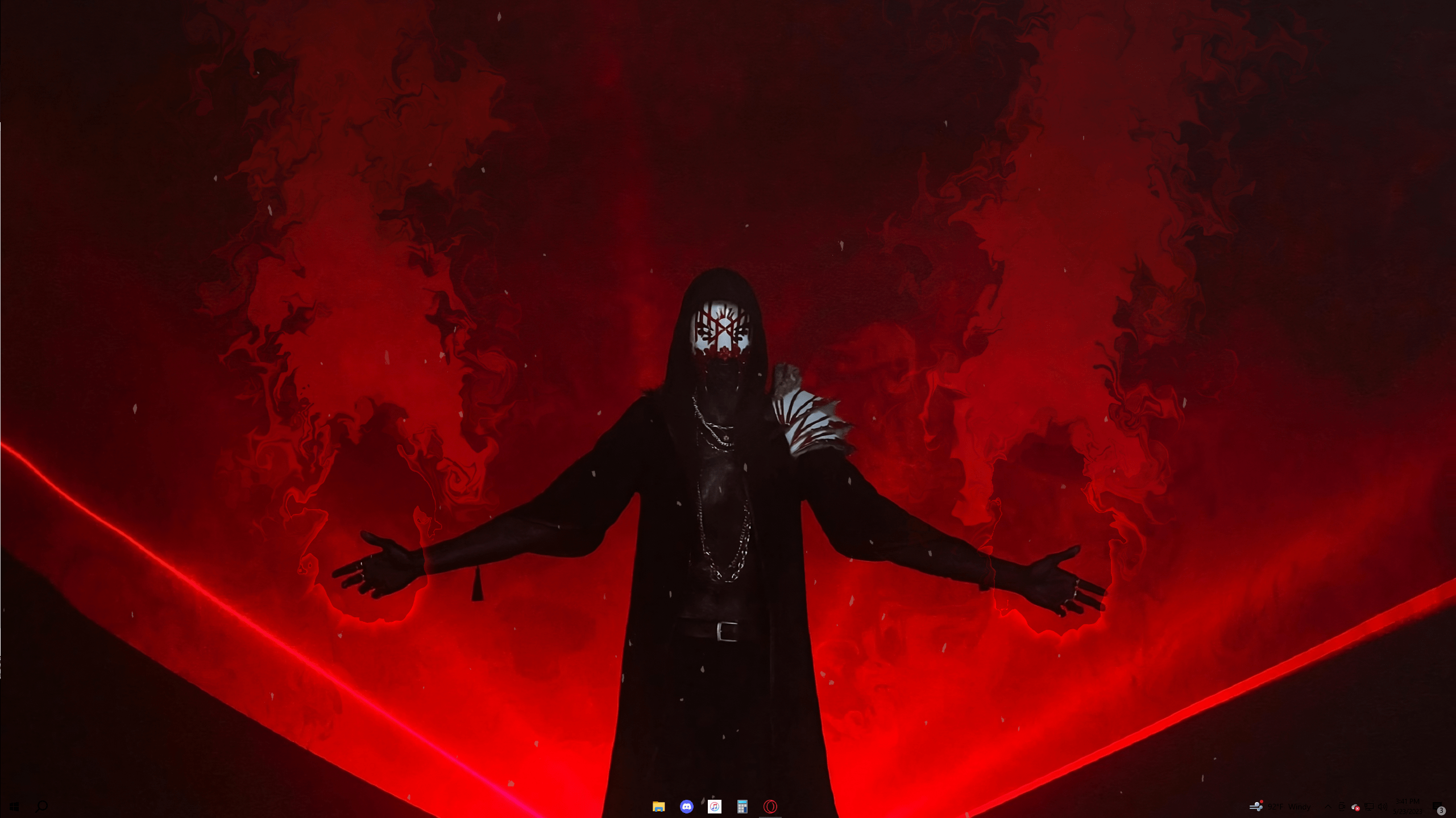 2561x1439 Sleep Token Background on Wallpaper Engine