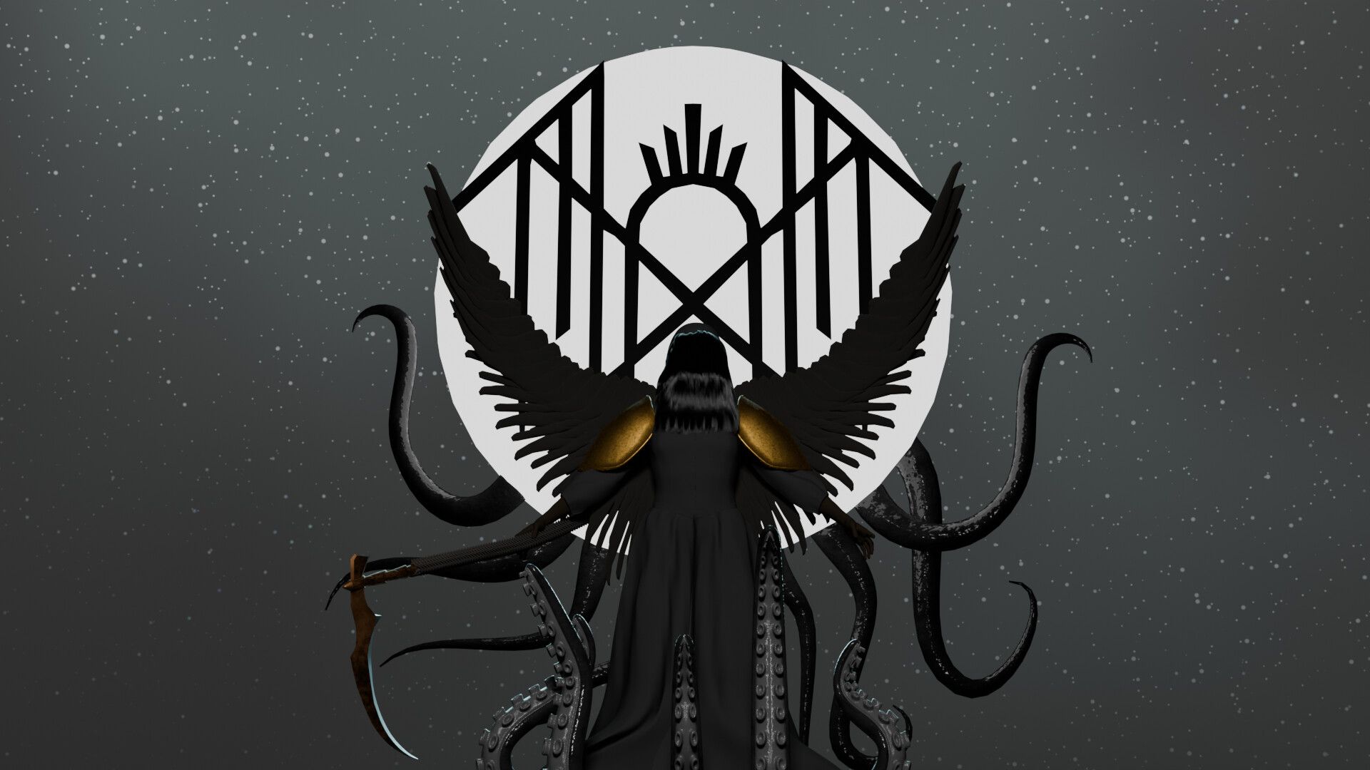 1920x1080 Sleep Token fan art
