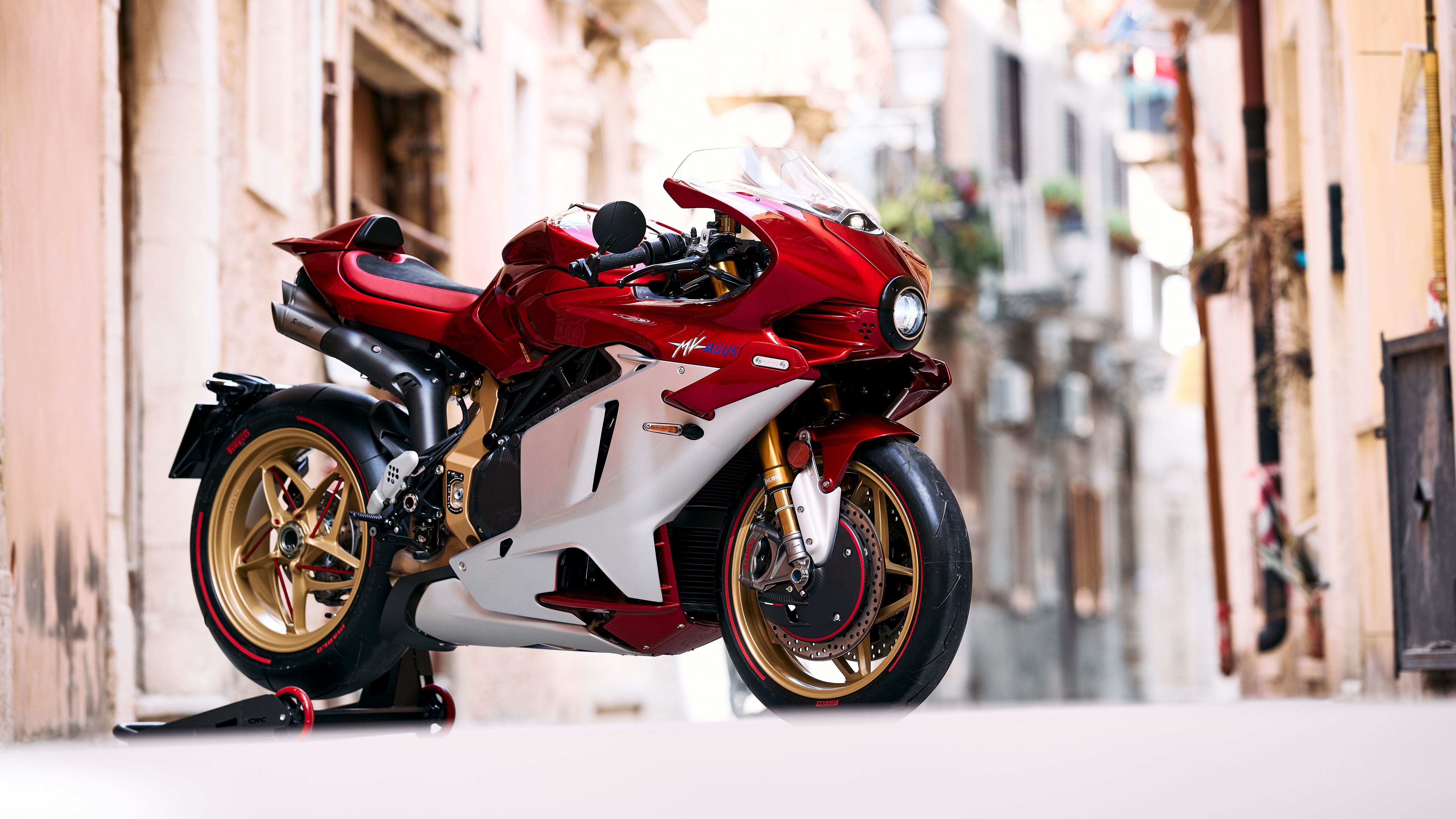 5120x2880 Wallpaper MV Agusta, bikes, Superveloce, Sports bikes, Gold Series for mobile and desktop, section мотоциклы, resolution 5120x2880