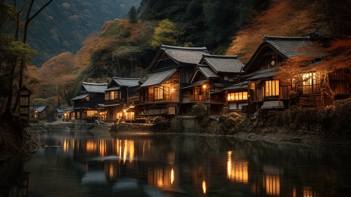 1200x673 Traditional Asian Village Sits Next To A River, Chatanamerican Village, HD Photography Photo, Water Background Image And Wallpaper for Free Download