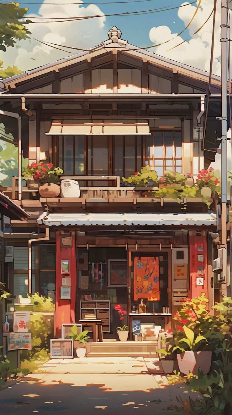 740x1320 Chinese village Image