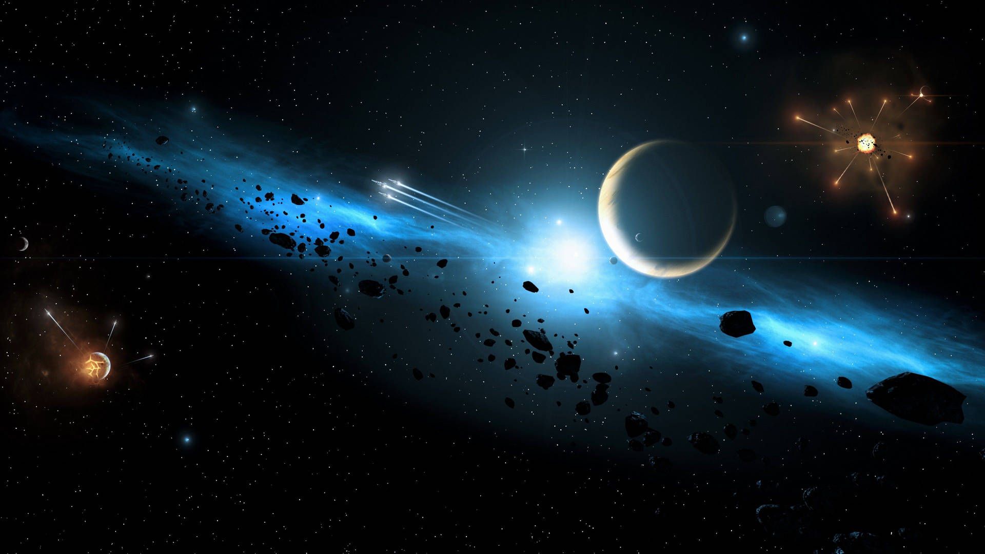 1920x1080 Download 4k Space Asteroid Widescreen Wallpaper