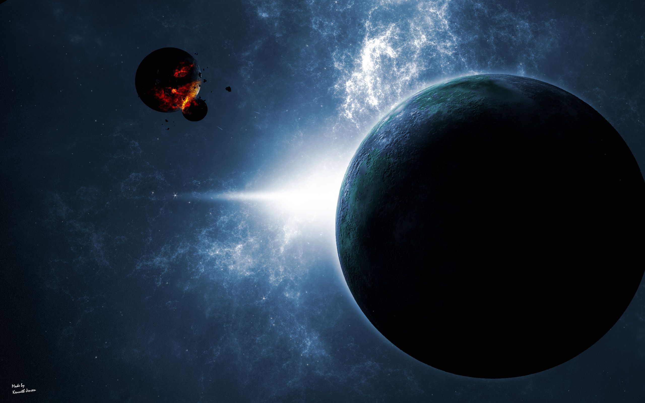 2560x1600 Planets In Space, High Definition, High Quality, Widescreen
