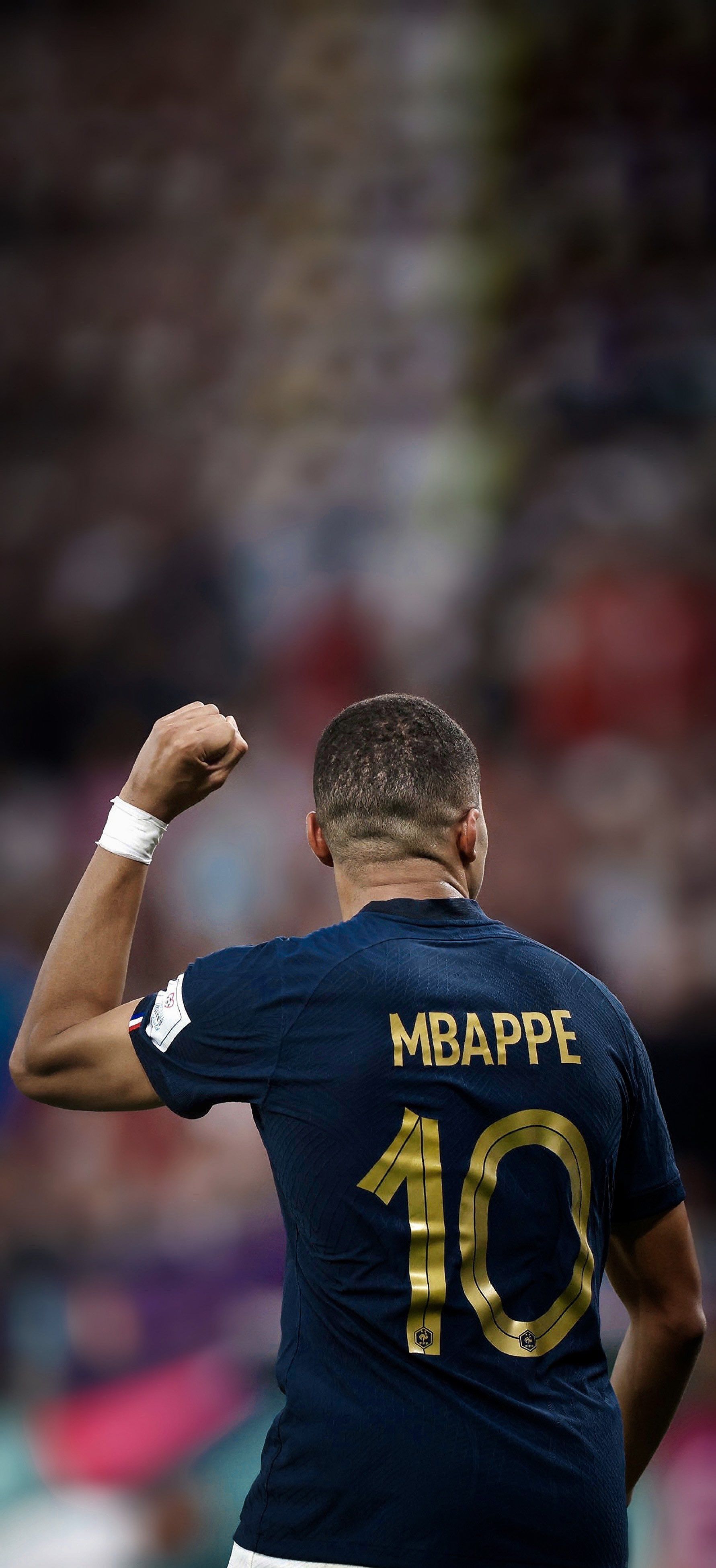 1781x3902 Free Download 4K & HD FIFA World Cup Qatar 2022 Kylian Mbappé Wallpaper for iPhone & Android Phones