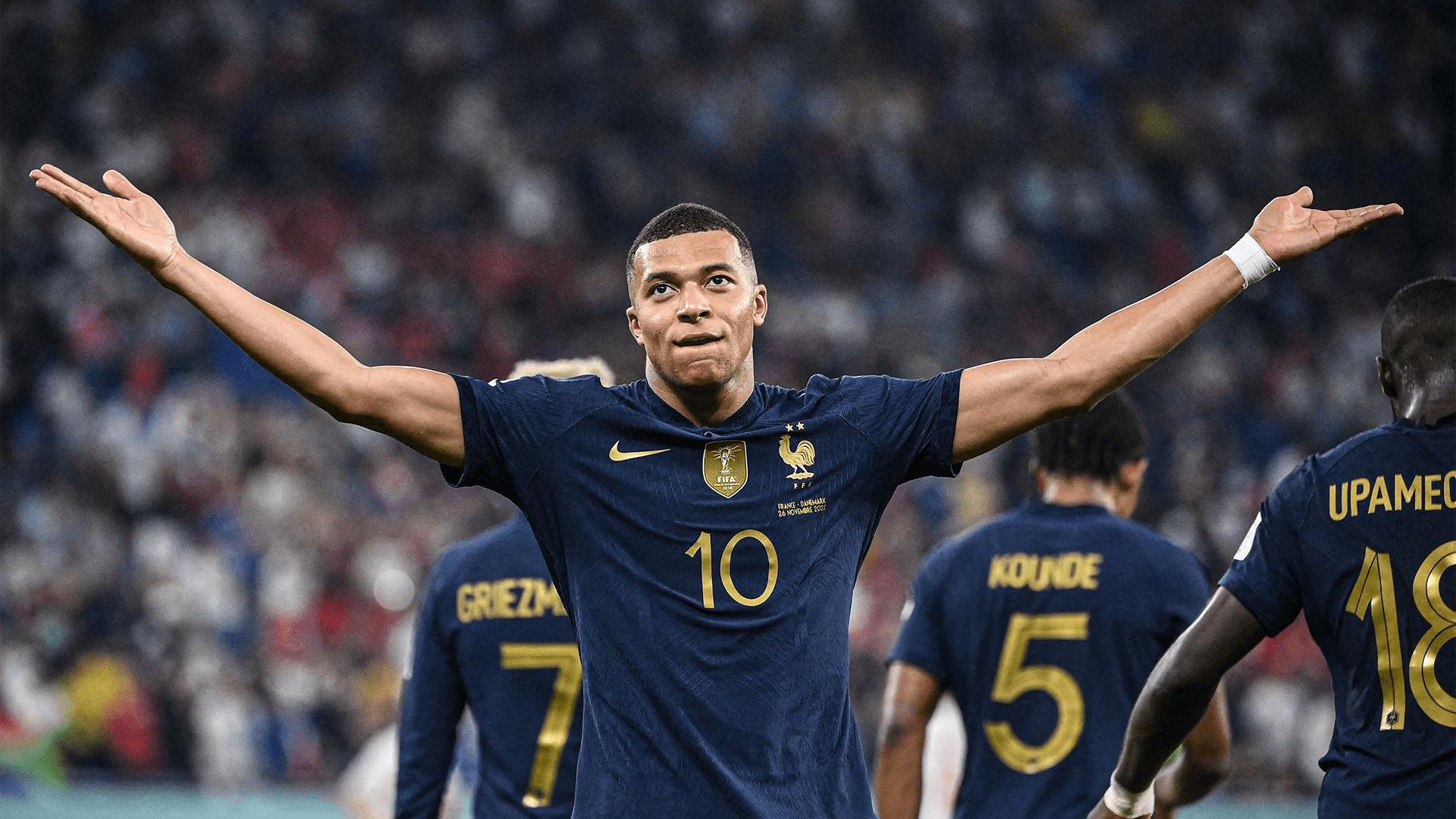 1920x1080 Mbappe World Cup 2022 Wallpaper