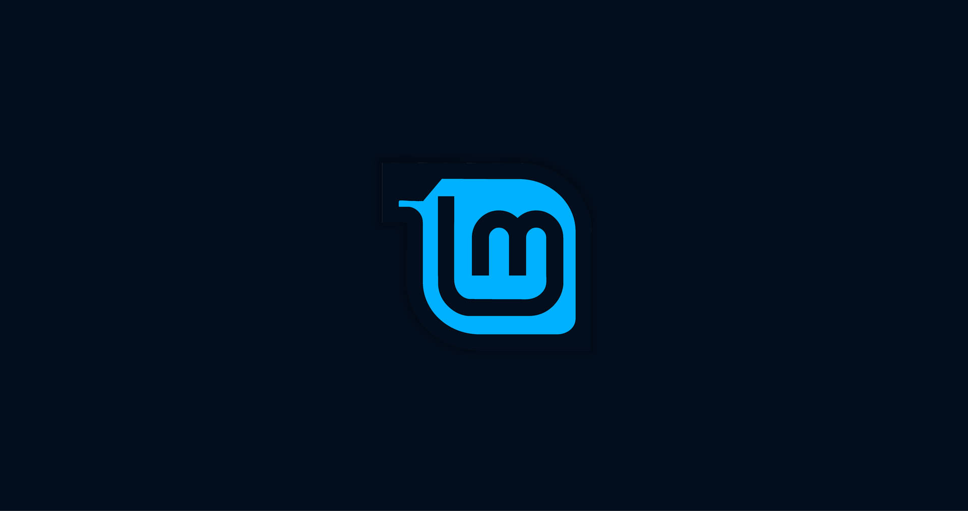1920x1013 Download Operating System Linux Mint Blue Logo Wallpaper