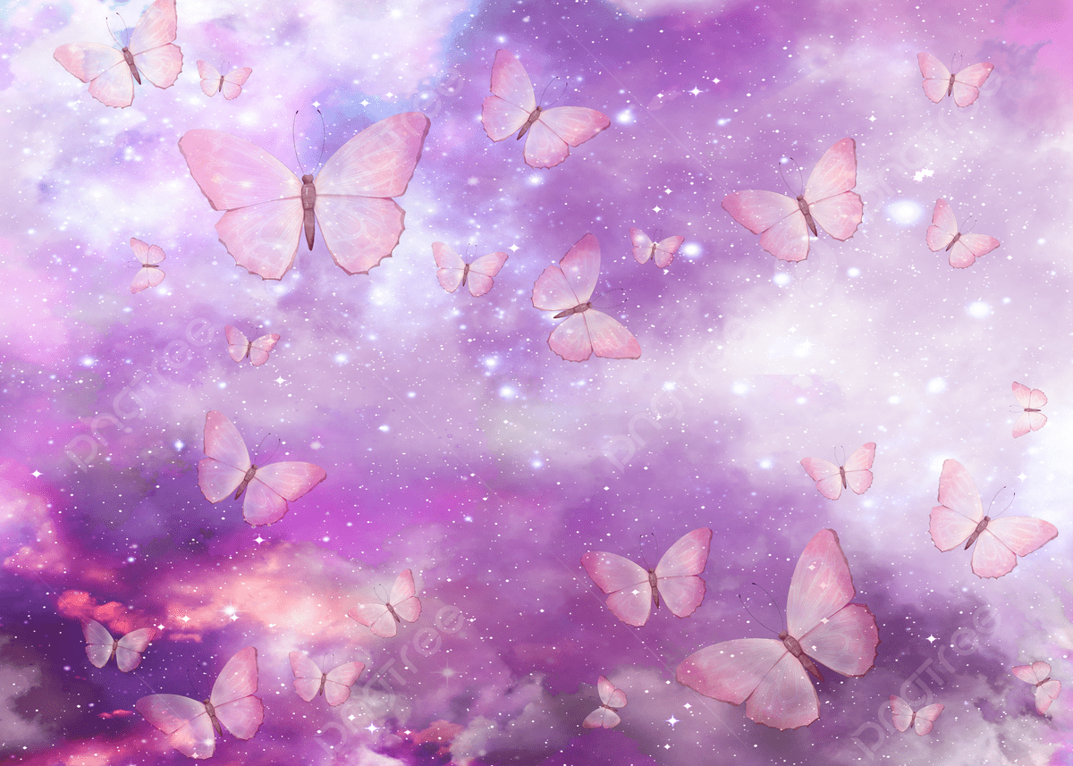 1200x857 Butterfly Dreamy Purple Light Shadow Cloud Background, Butterfly, Clouds, Color Background Image And Wallpaper for Free Download