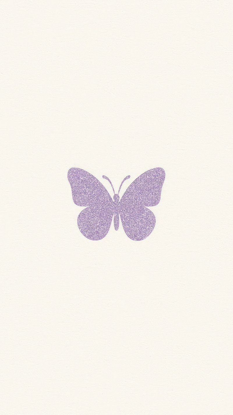 800x1422 Glittering purple butterfly elegance mobile. Free Photo Illustration