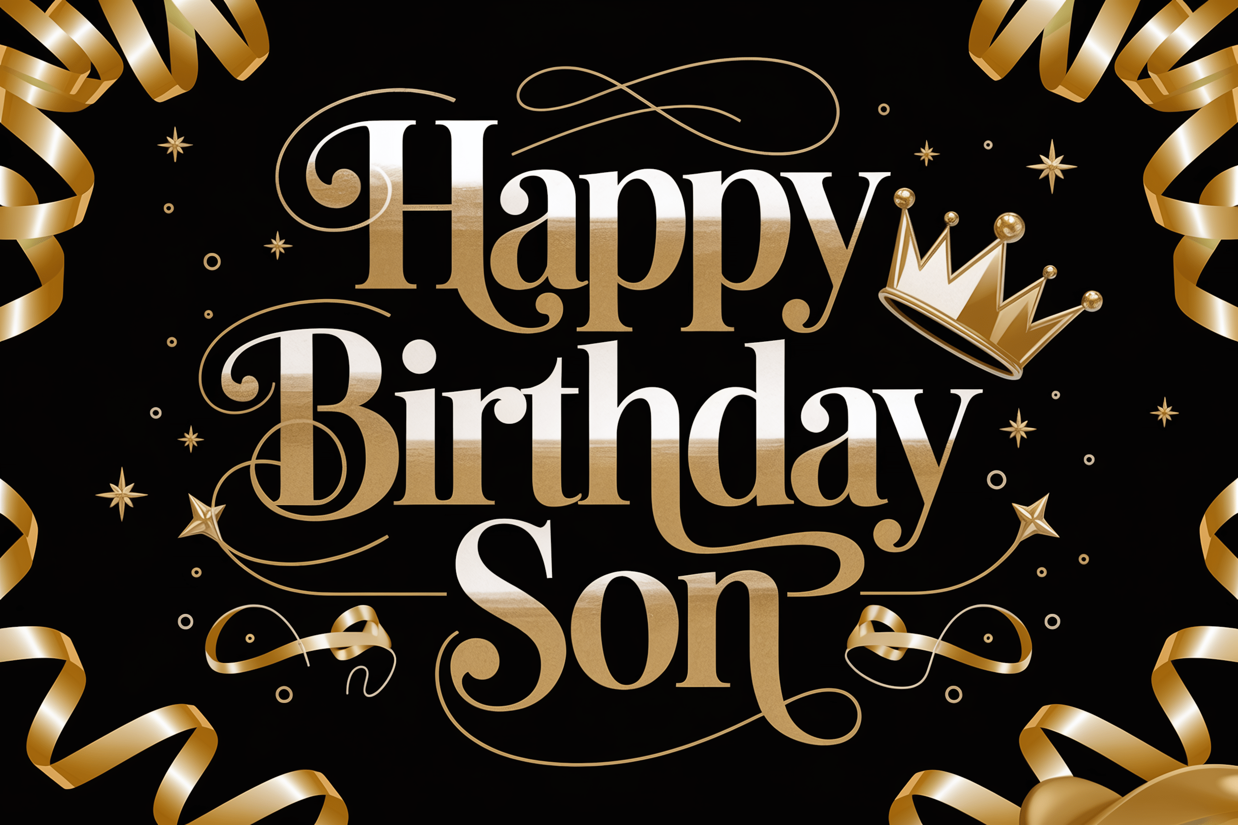 2496x1664 Free Download Happy Birthday Son Card
