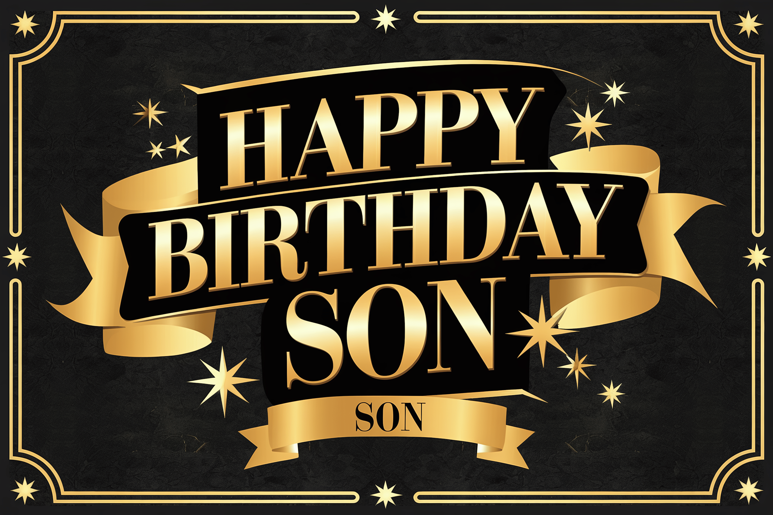 2496x1664 Free Download Happy Birthday Son Greeting Card