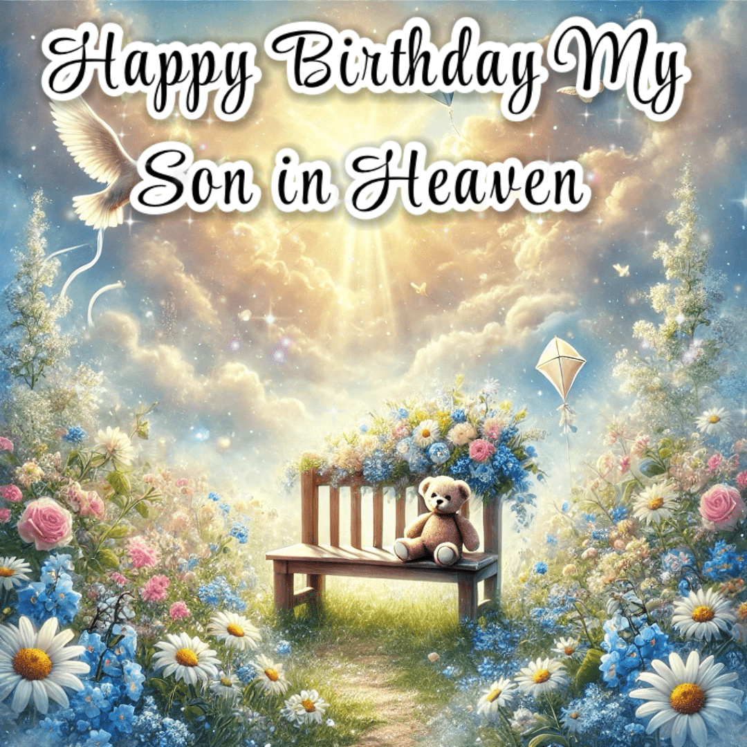 1080x1080 Happy Birthday My Son in Heaven A Loving Tribute to His Memory