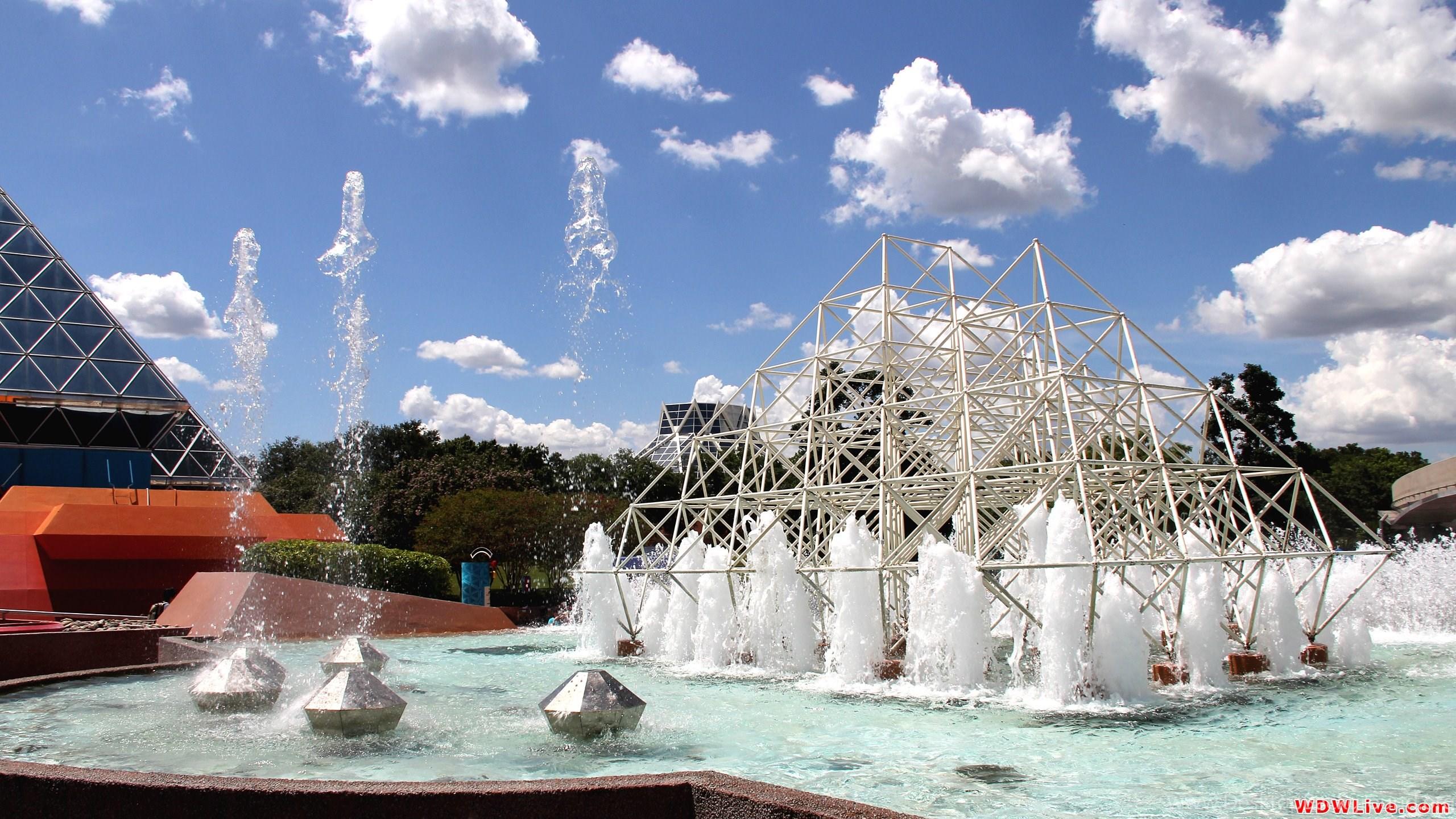 2560x1440 Download Epcot Water Fountain Wallpaper 7195 2560x1440 Px High