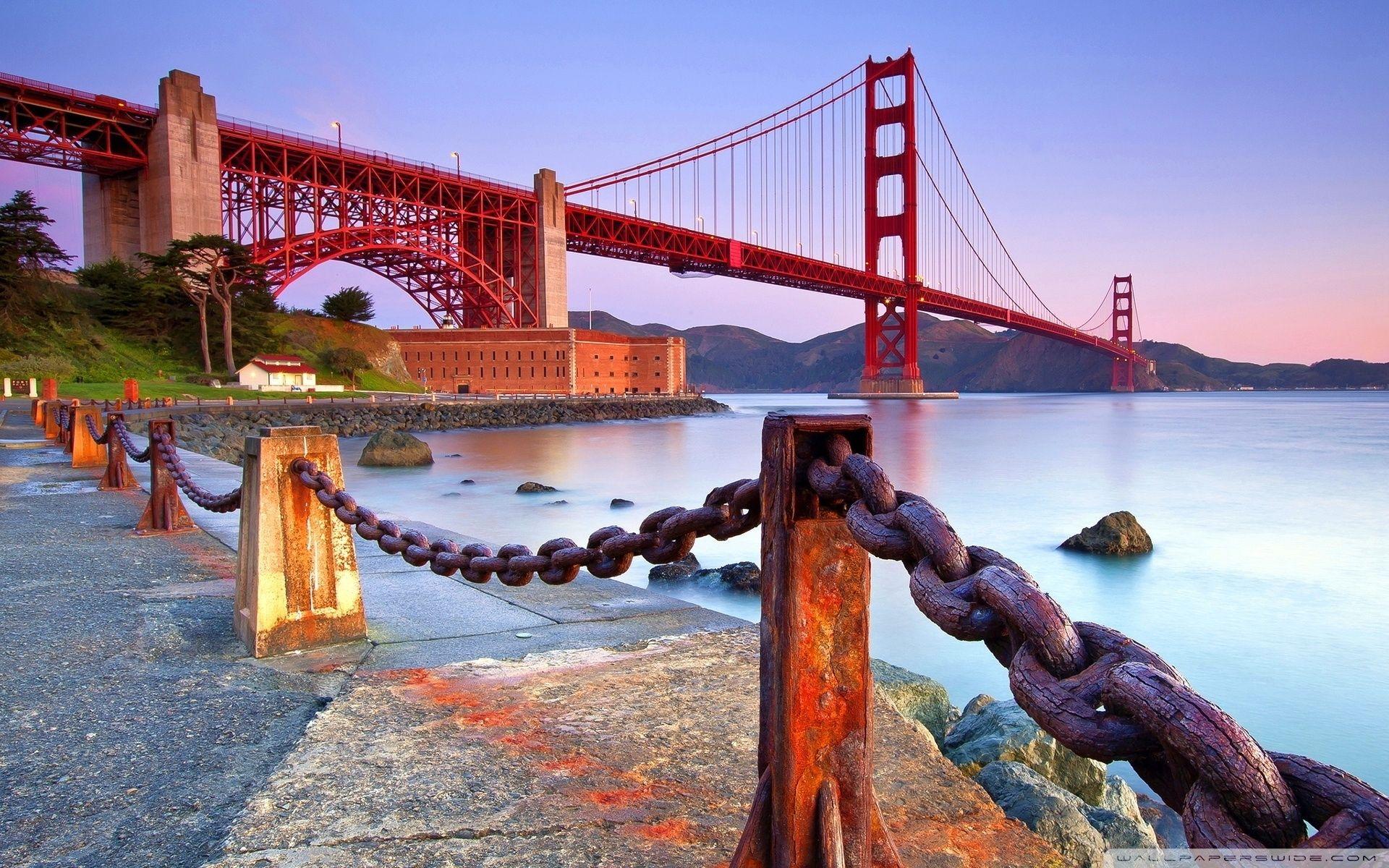1920x1200 Hình nền Cầu Cổng Vàng ở San Francisco phổ biến nhất FULL HD